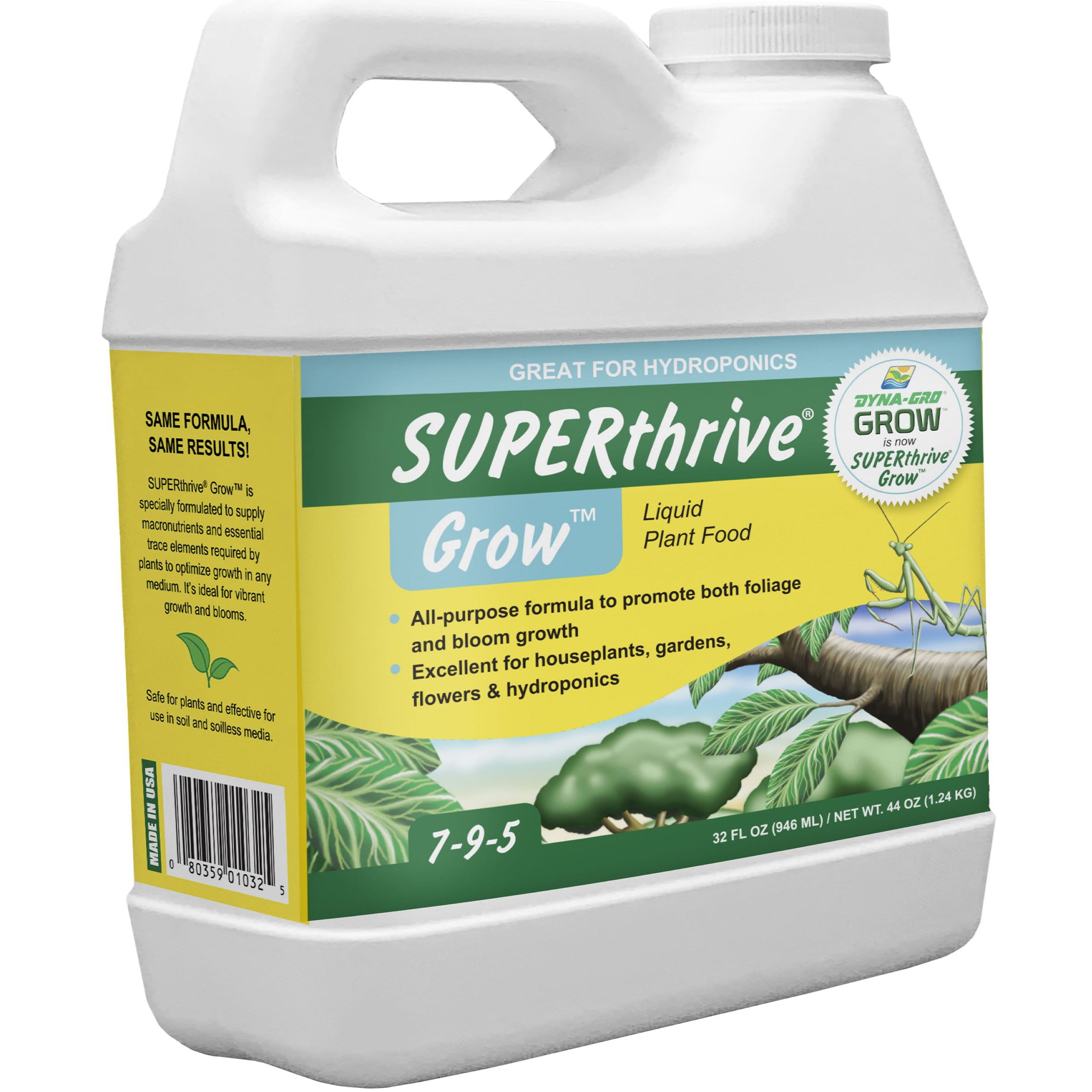 SUPERThrive 32oz GROW 7-9-5 Plant Food — priced per each; minimum 12; multiples of 12