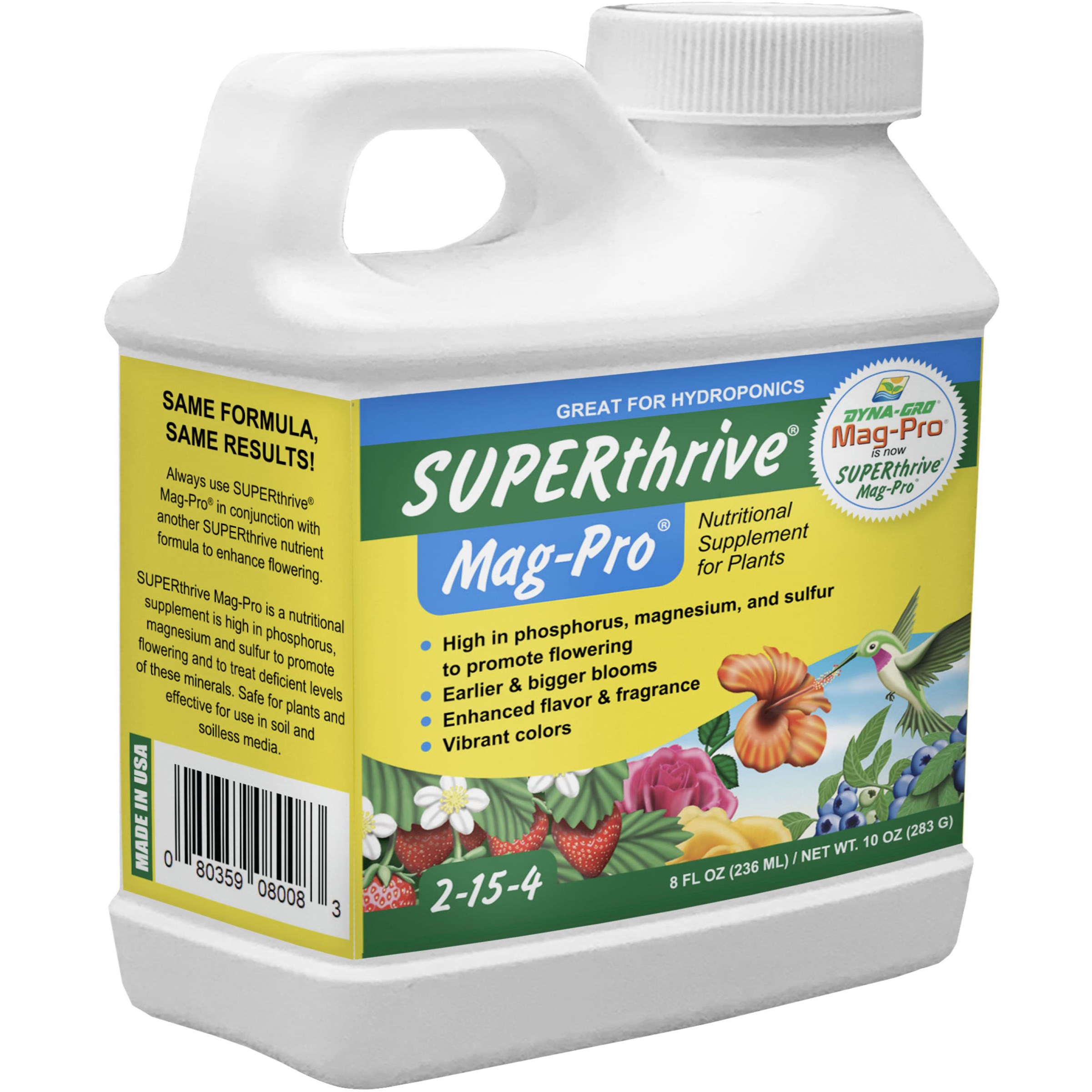 SUPERThrive 8oz Mag-Pro 2-15-4 Supplement — priced per each; minimum 12; multiples of 12