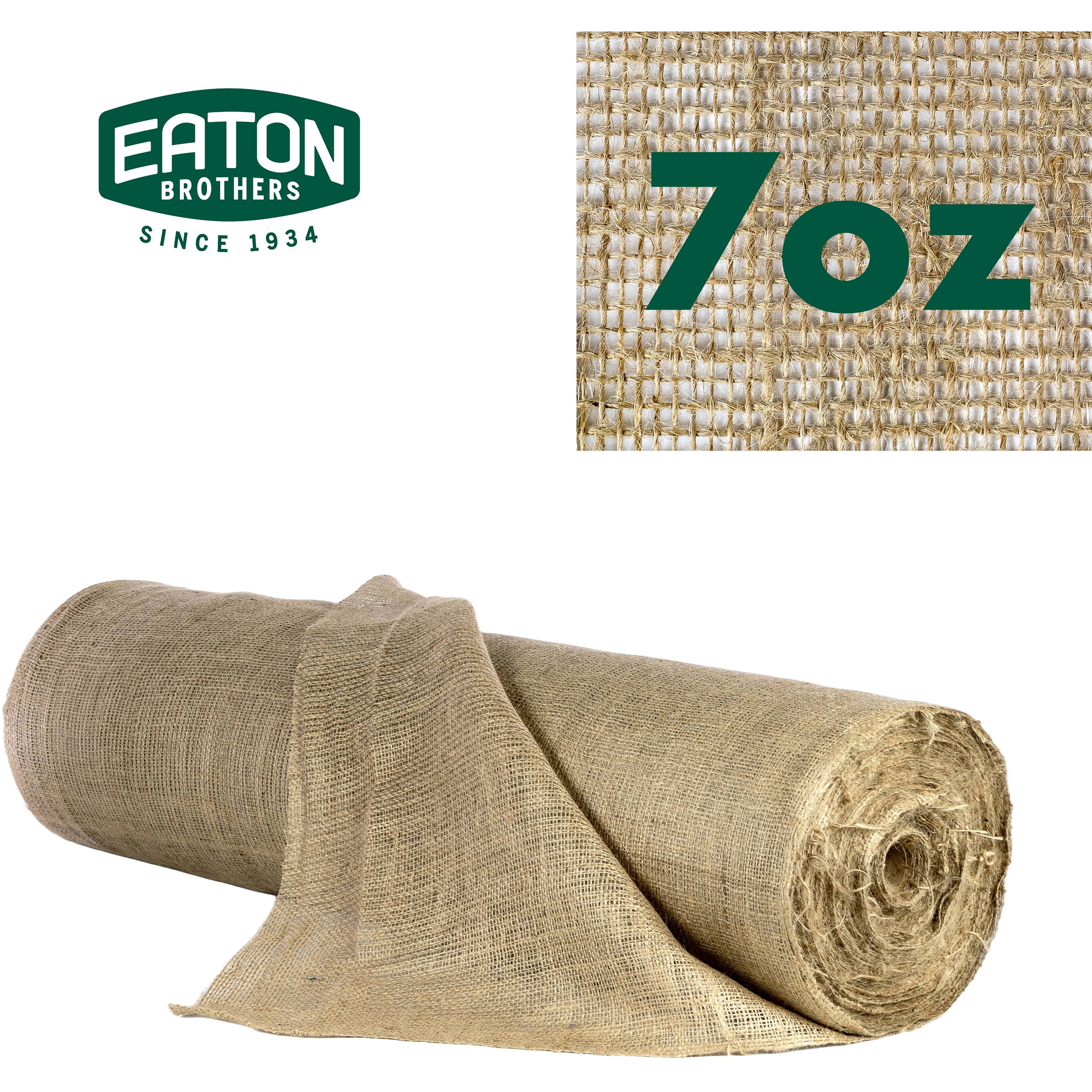 Eaton 36"x100yd 7oz Bulk Burlap