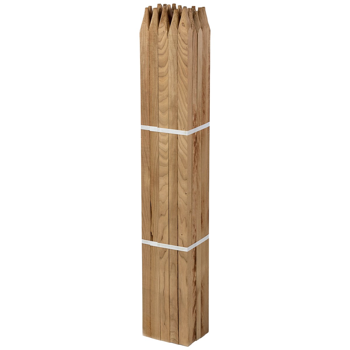 Eaton 1"x1"x5' Hardwood Garden Stakes — priced per each; minimum 25; multiples of 25