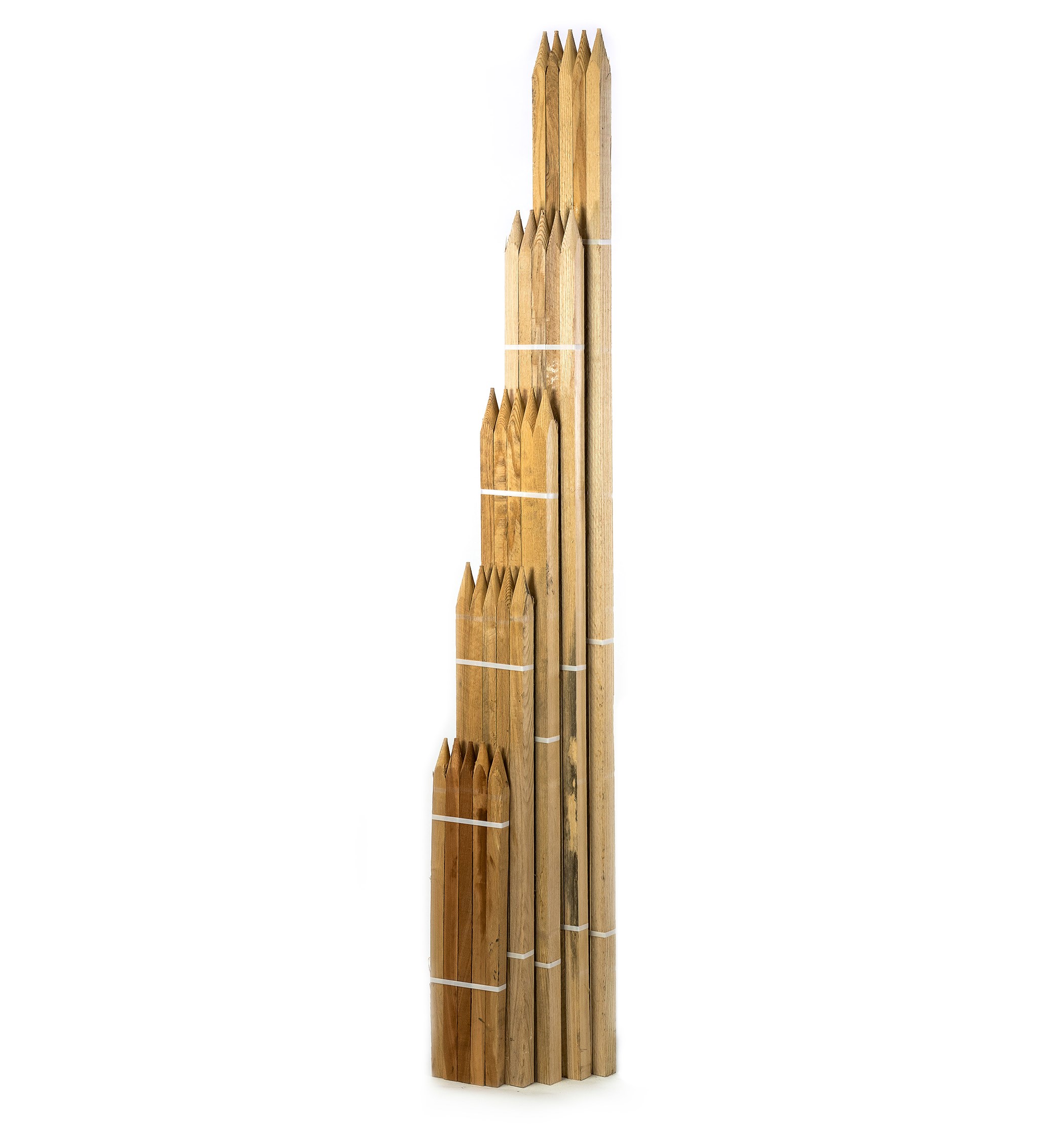Eaton 1"x1"x6' Hardwood Garden Stakes — priced per each; minimum 25; multiples of 25