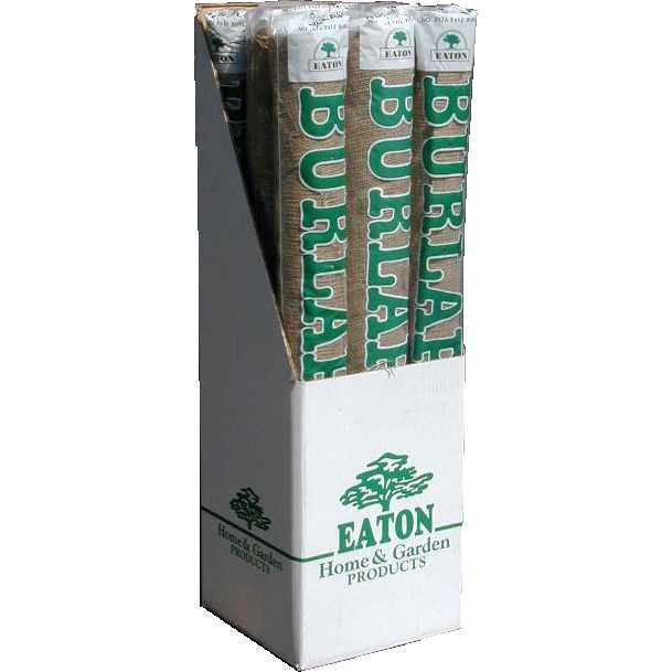 Eaton 3'x12' Burlap Pac 7oz First Quality — priced per each; minimum 12; multiples of 12