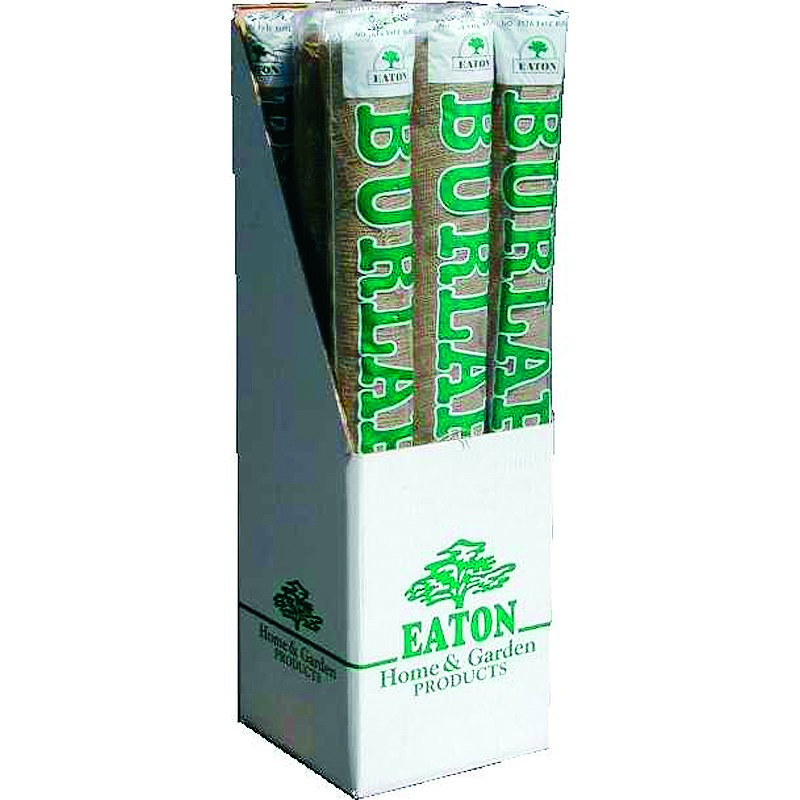 Eaton 3'x48' Burlap Pac 7oz First Quality — priced per each; minimum 5; multiples of 5