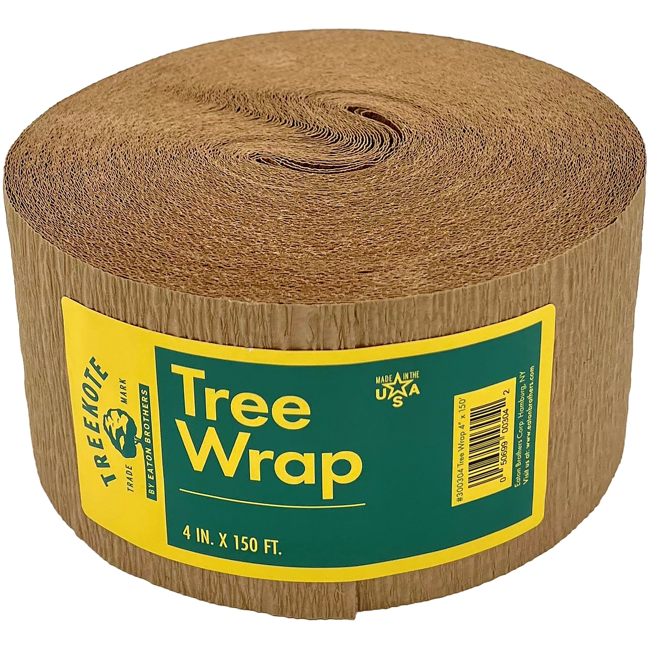 Treekote 4"x150' Coated Crepe Paper Tree Wrap — priced per each; minimum 10; multiples of 10