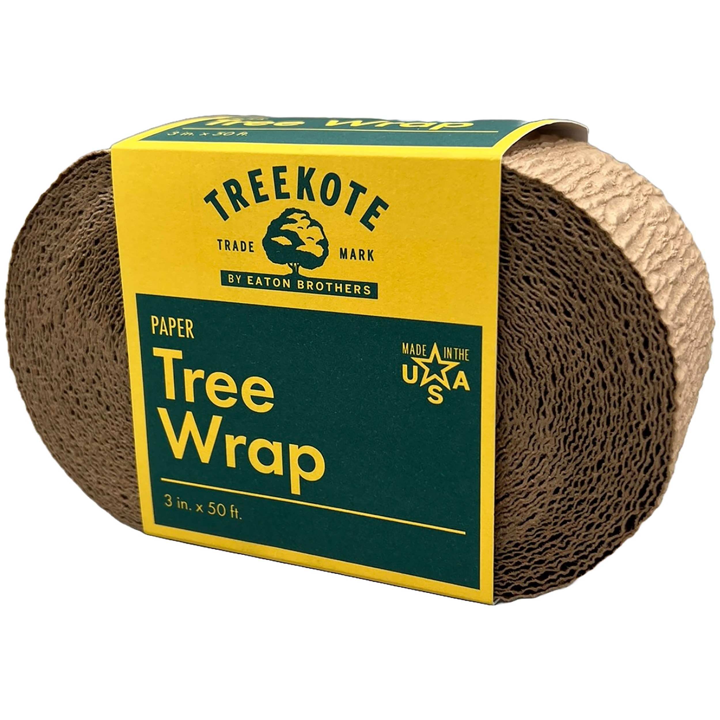 Eaton 3"x50' Coated Crepe Paper Tree Wrap — priced per each; minimum 6; multiples of 6
