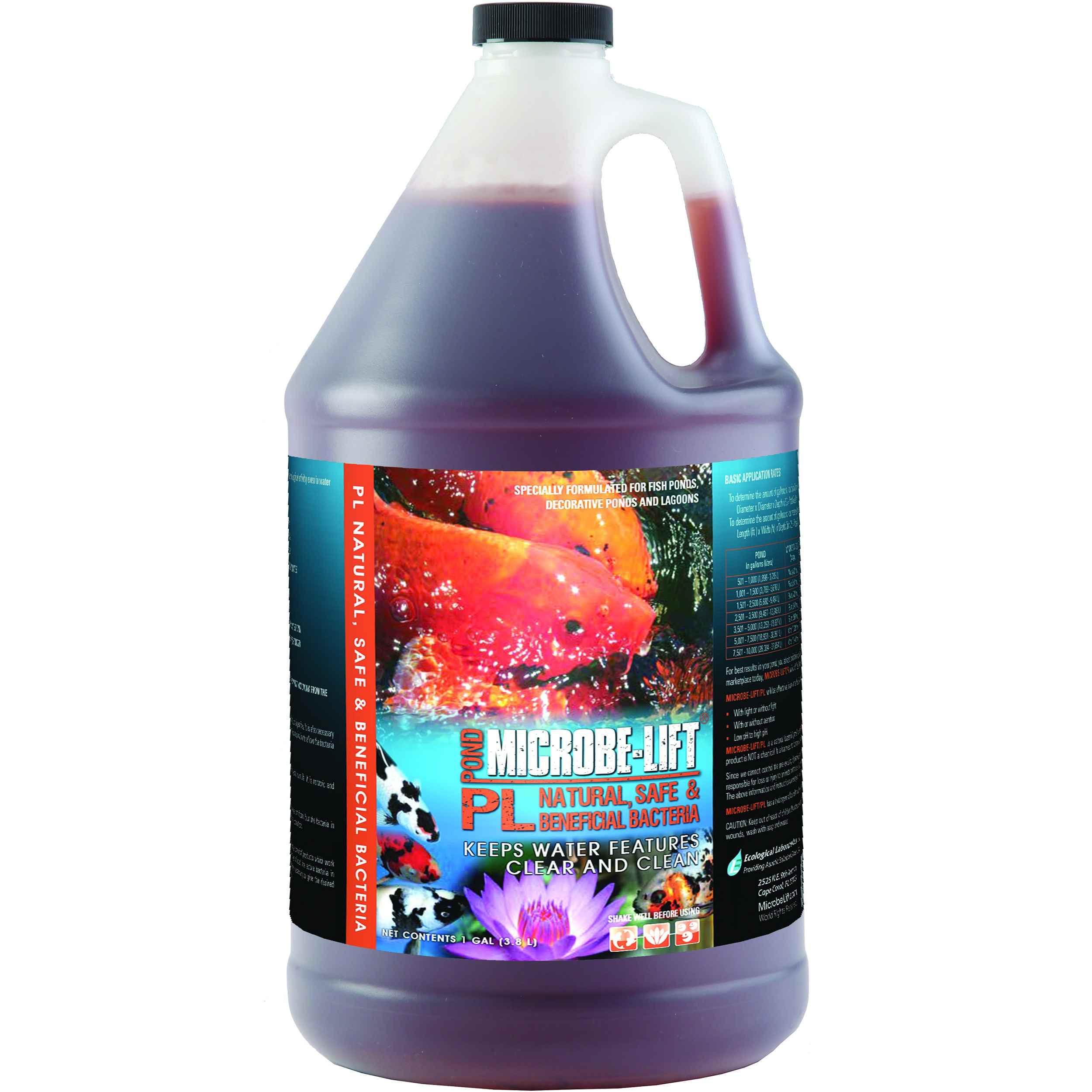 Eco Labs 1gal Microbe Lift PL Bacteria for Watergardens
