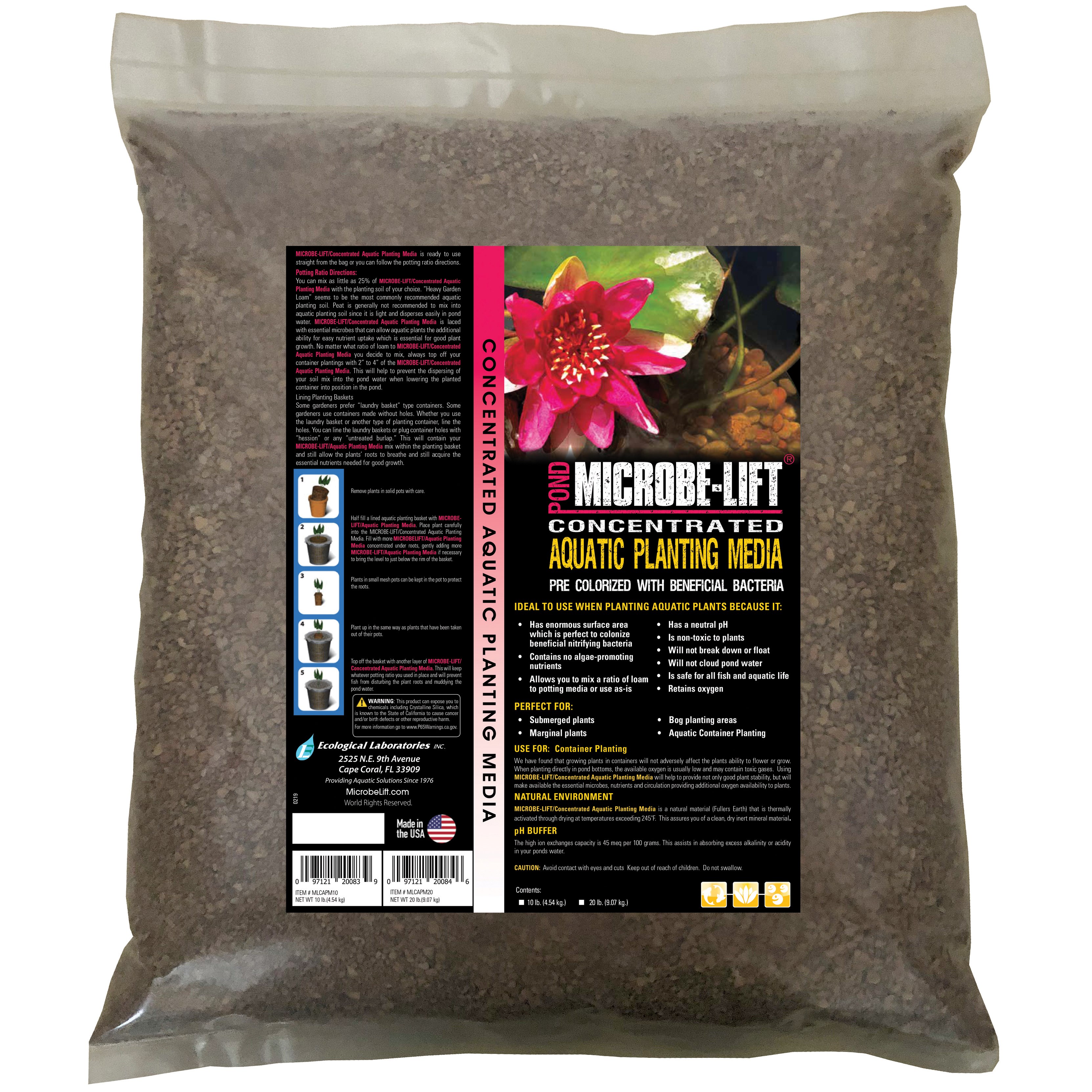 Eco Labs 10# Aquatic Planting Media — priced per each; minimum 6; multiples of 6