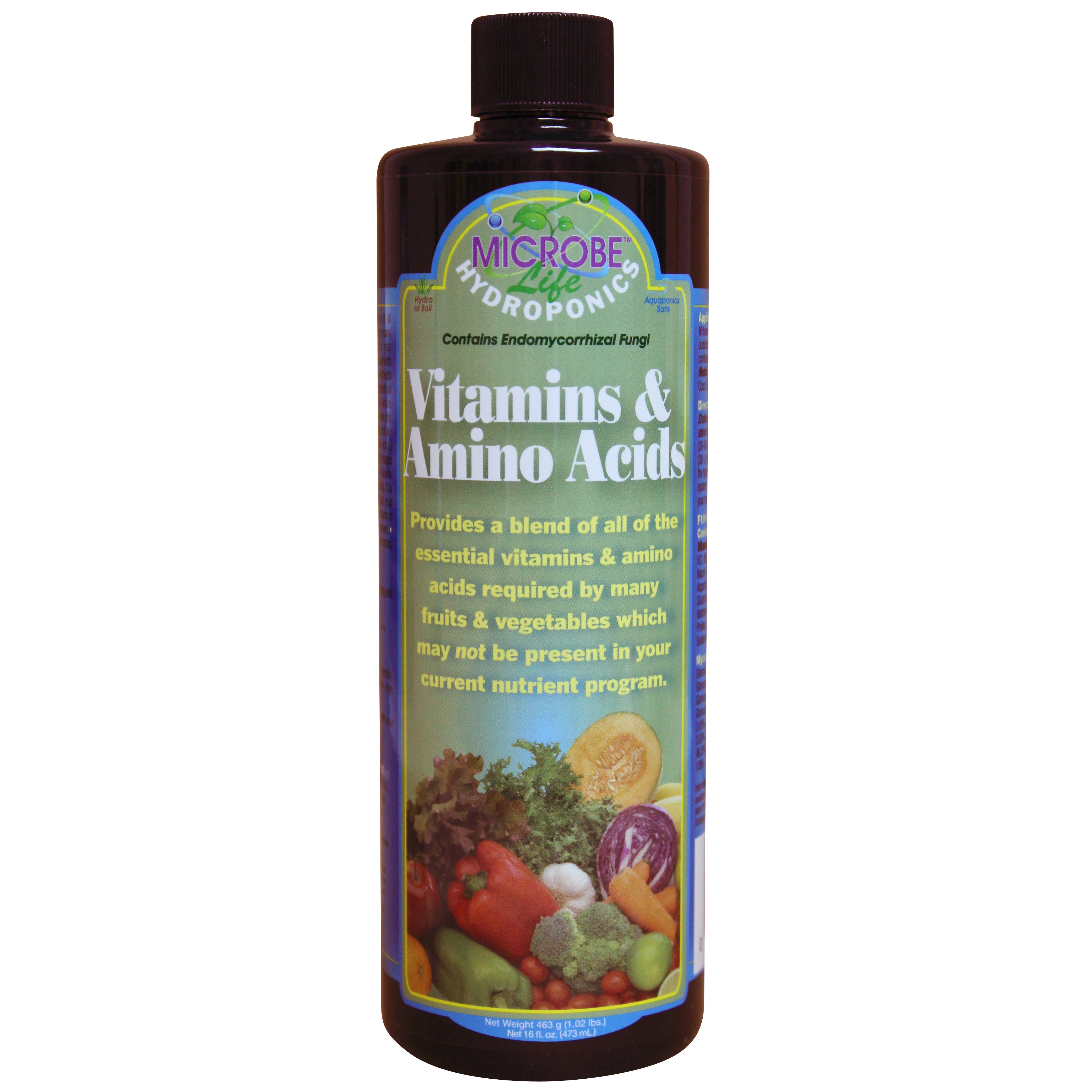 Eco Labs 16oz MICROBE Life Vitamins & Amino Acids — priced per each; minimum 12; multiples of 12