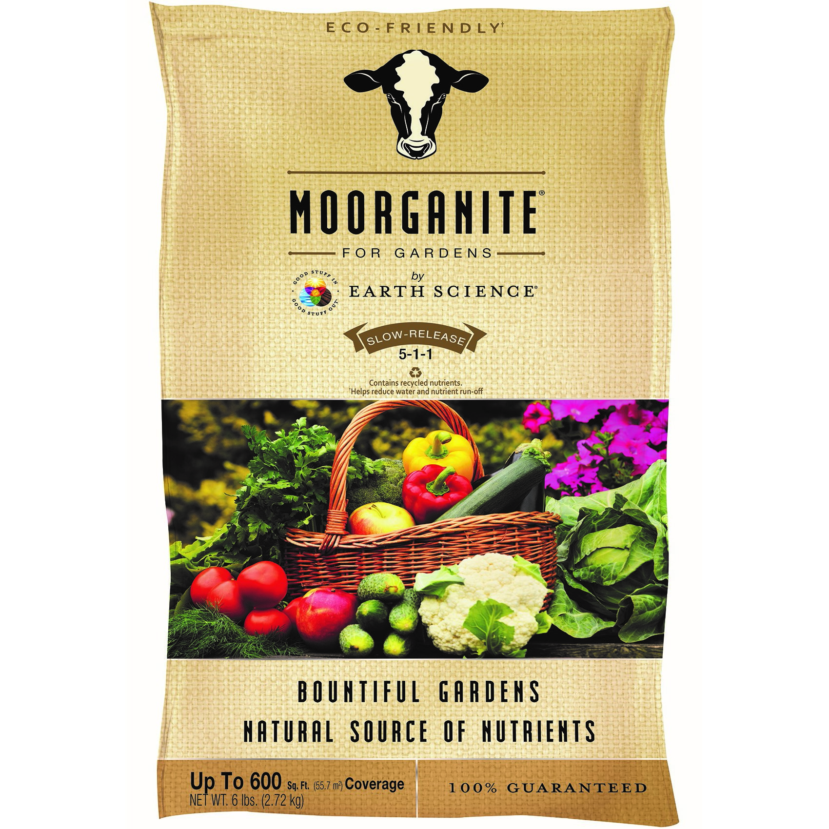 Earth Science 6# Moorganite 600sf — priced per each; minimum 4; multiples of 4