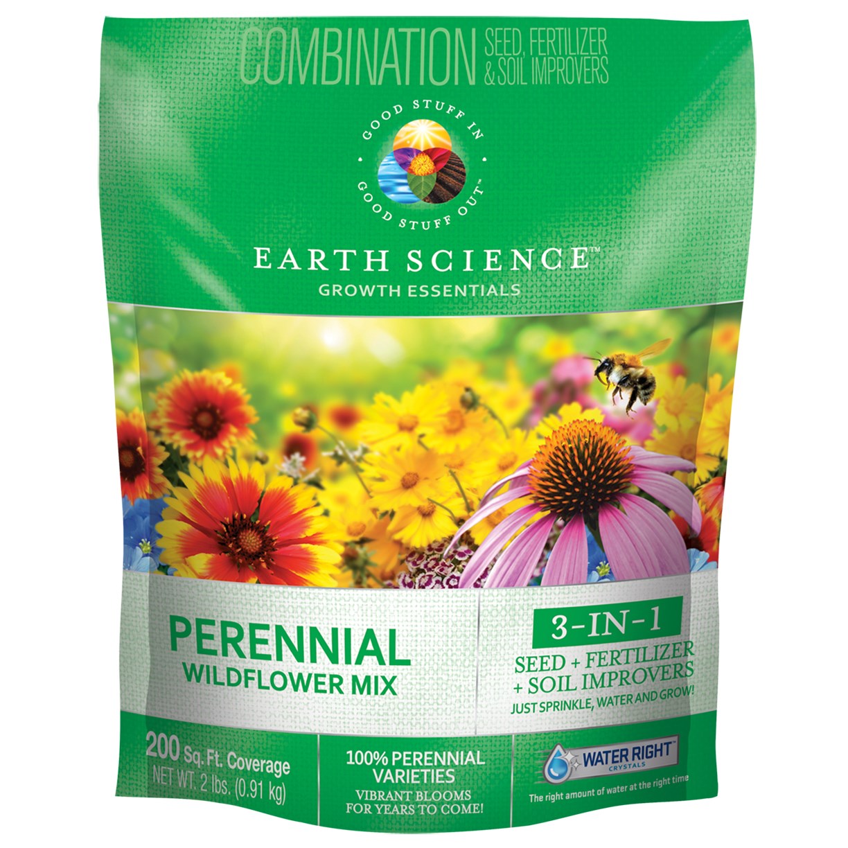 Earth Science 2# Wildflower Perennial Mix — priced per each; minimum 6; multiples of 6