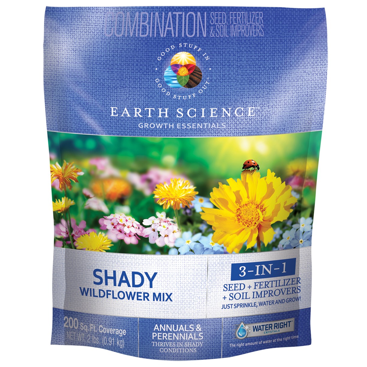 Earth Science 2# Wildflower Shady Mix — priced per each; minimum 6; multiples of 6