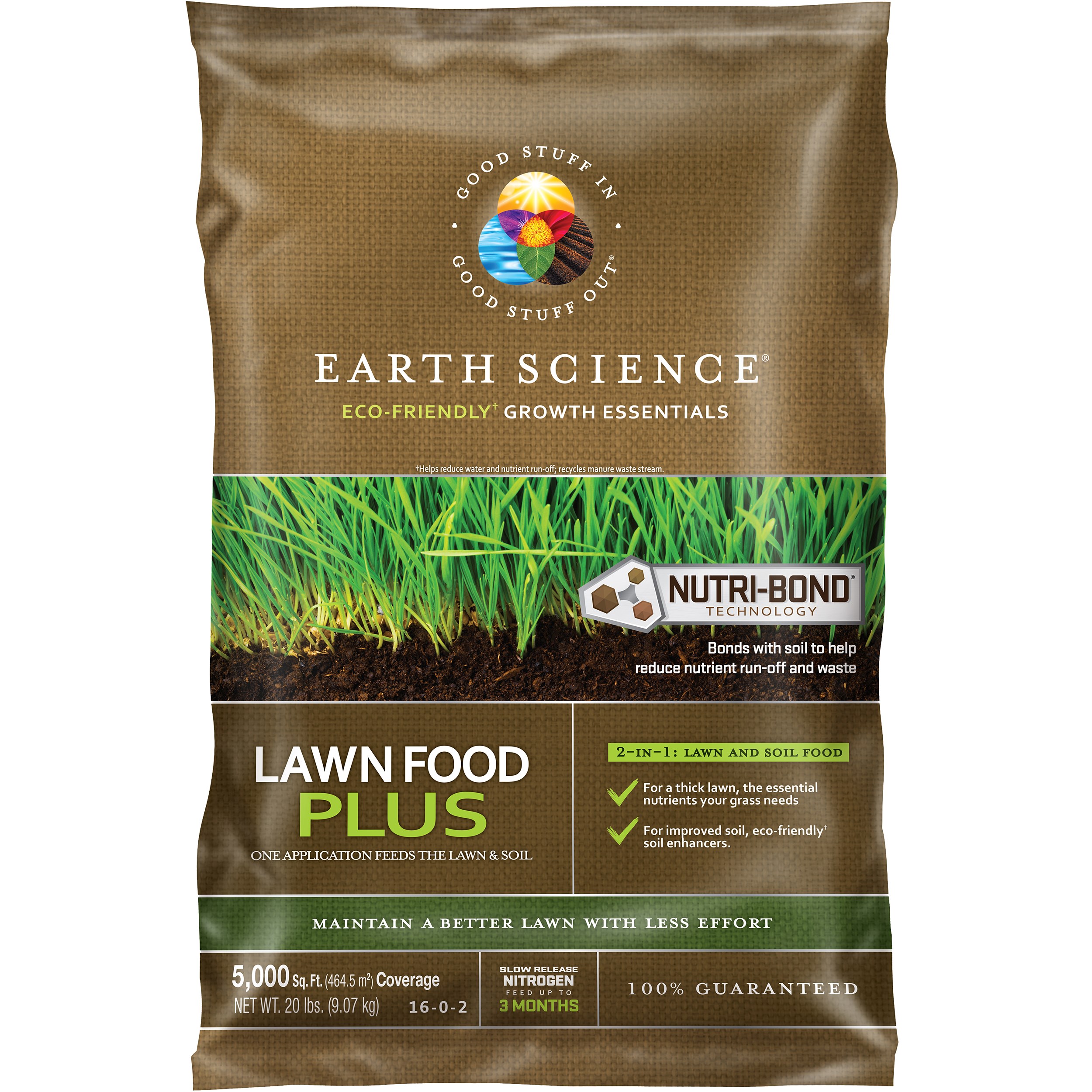 Earth Science 20# Lawn Food Plus 5000sf