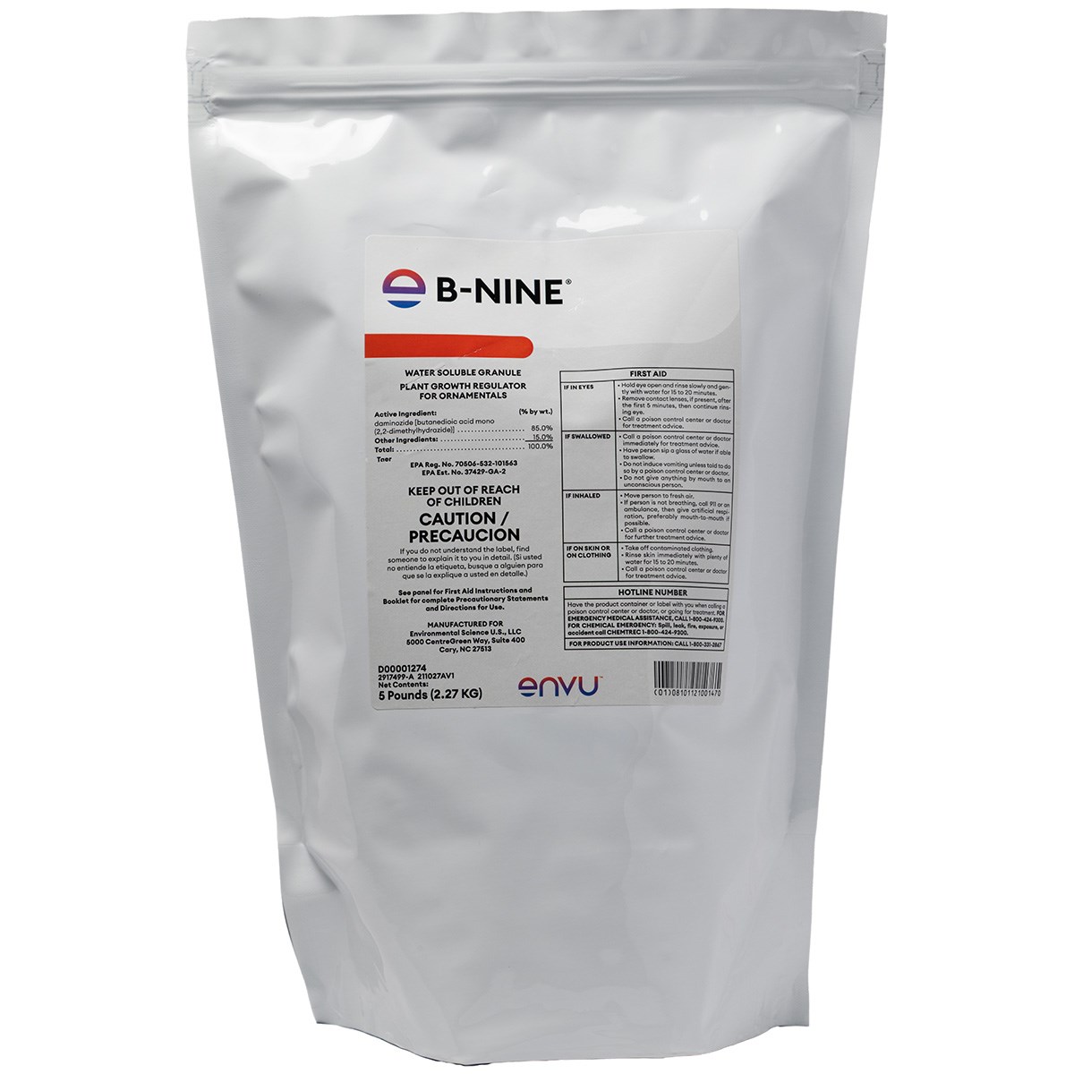 Envu B-Nine WSG 5Lb ( Daminozide ) — Single Unit