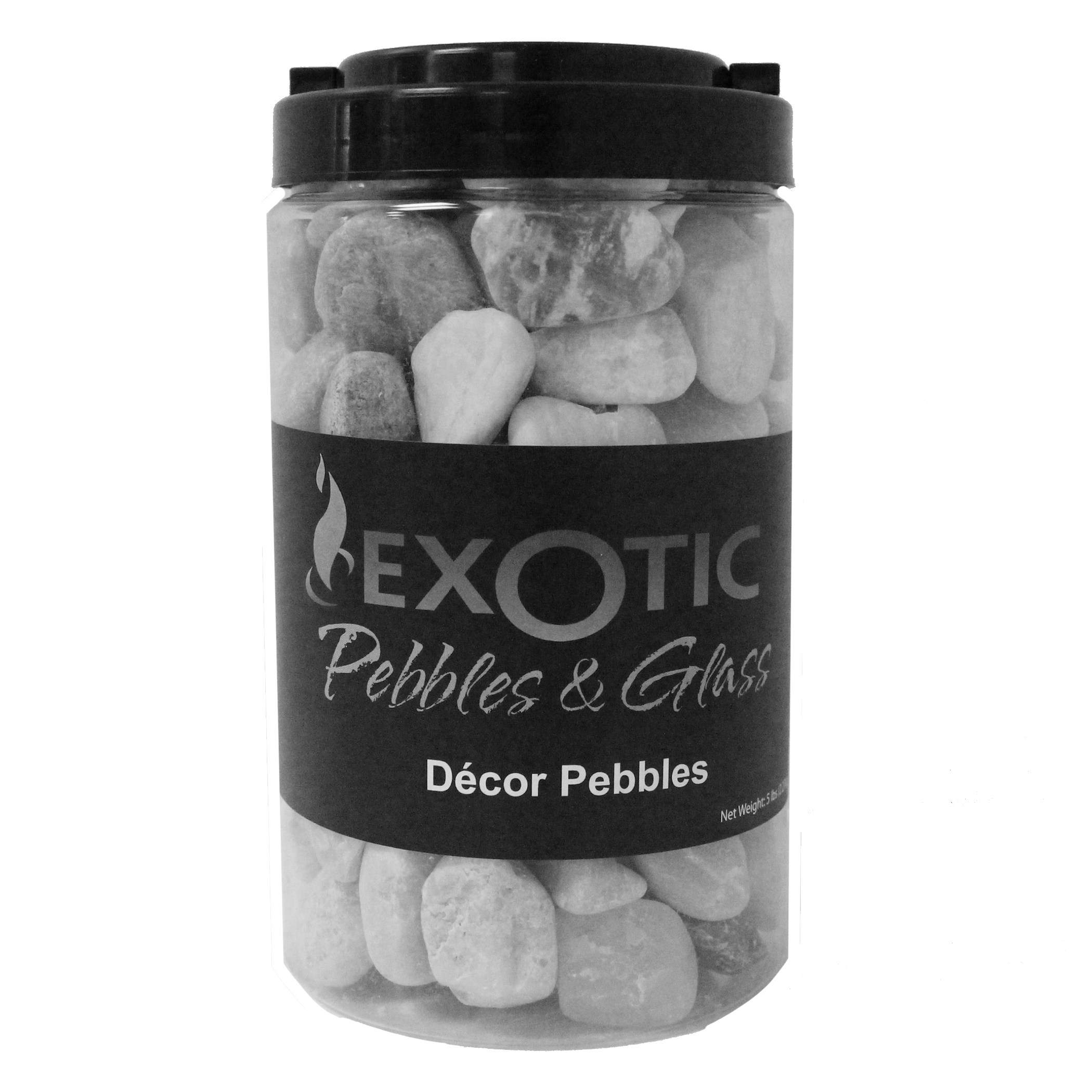 Exotic Pebbles 5# Jar Polish Jade Pebble Size — priced per each; minimum 6; multiples of 6