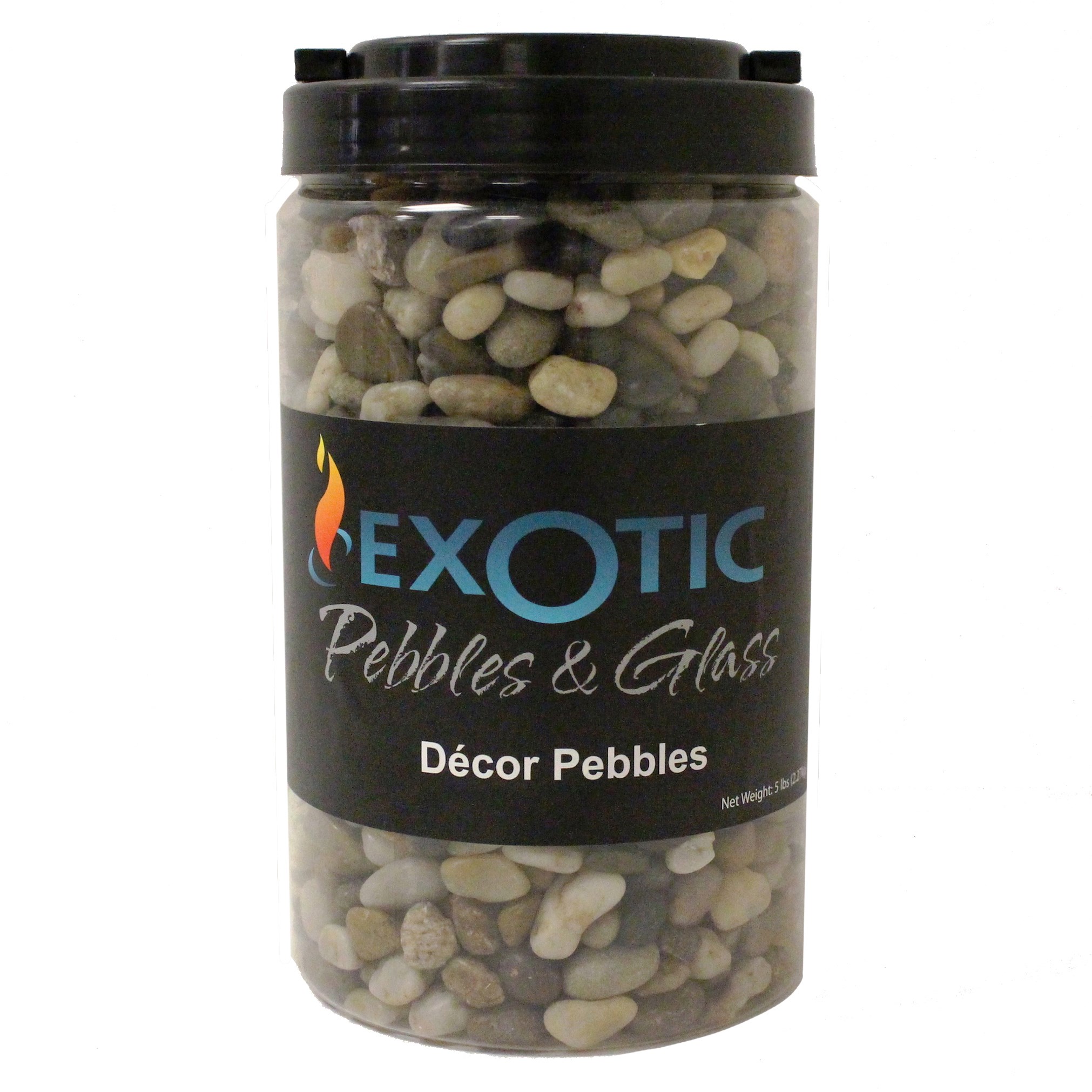 Exotic Pebbles 5# Jar Polish Mix Gravel Size — priced per each; minimum 6; multiples of 6