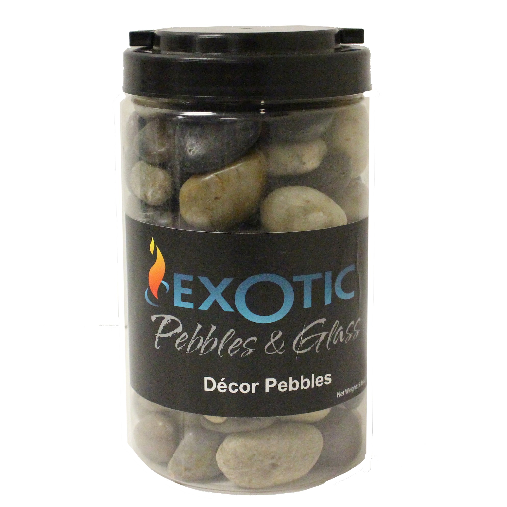 Exotic Pebbles 5# Jar Polish Mix Pebble Size — priced per each; minimum 6; multiples of 6