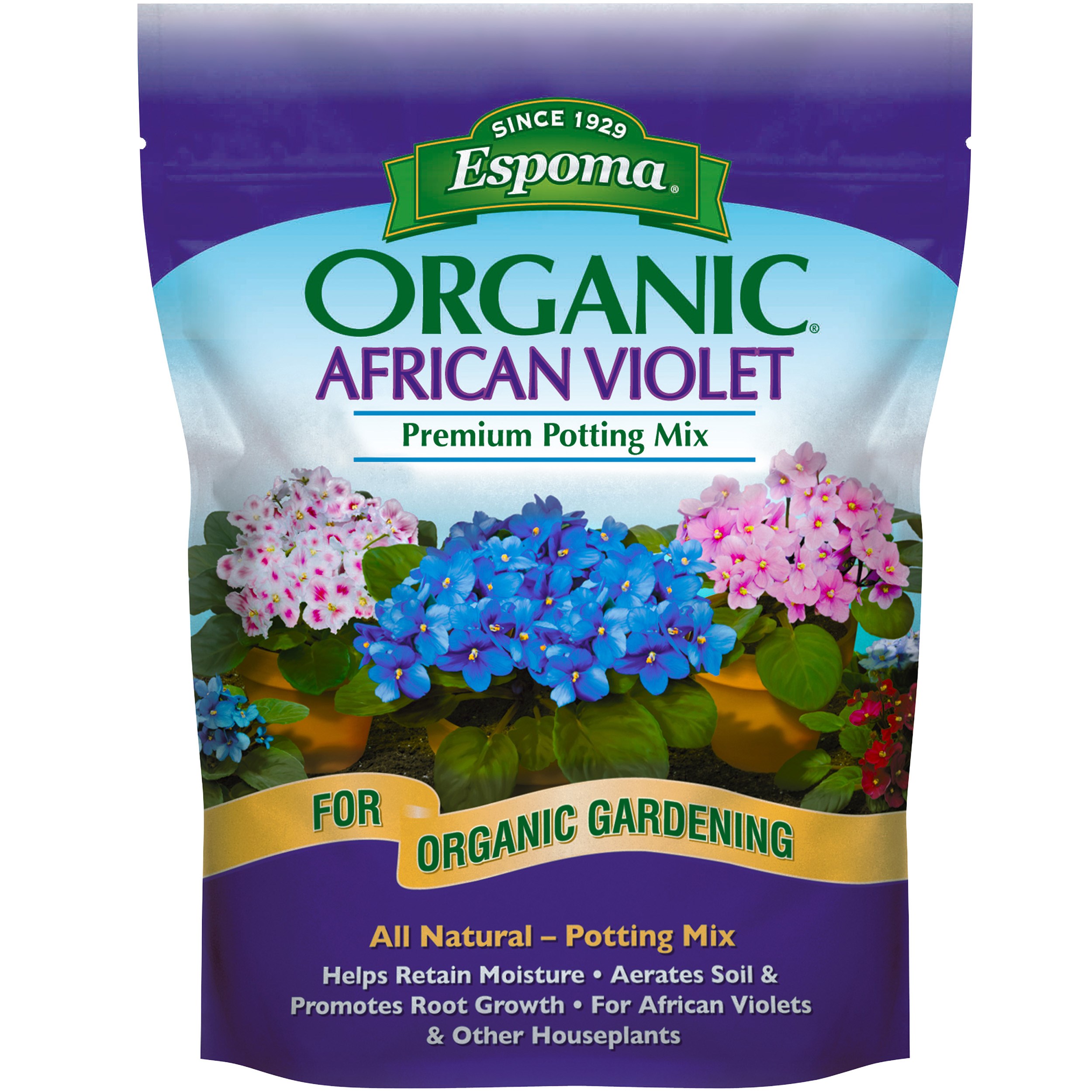 Espoma 4qt African Violet Mix — priced per each; minimum 12; multiples of 12