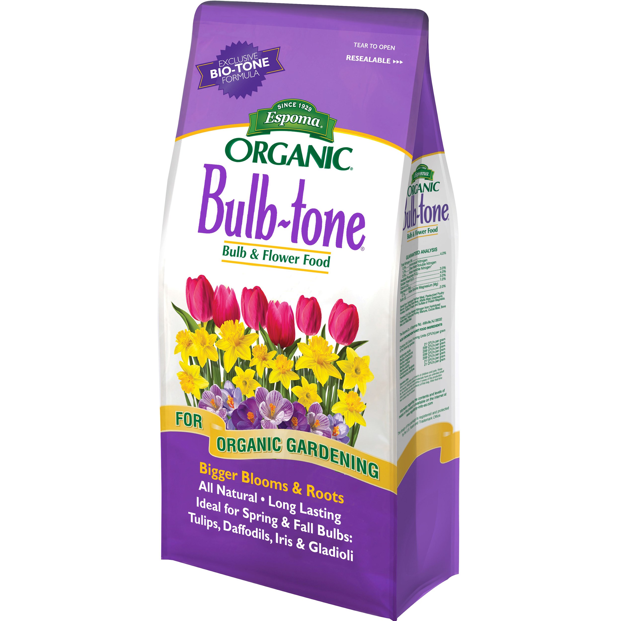 Espoma 4# Bulb Tone — priced per each; minimum 12; multiples of 12