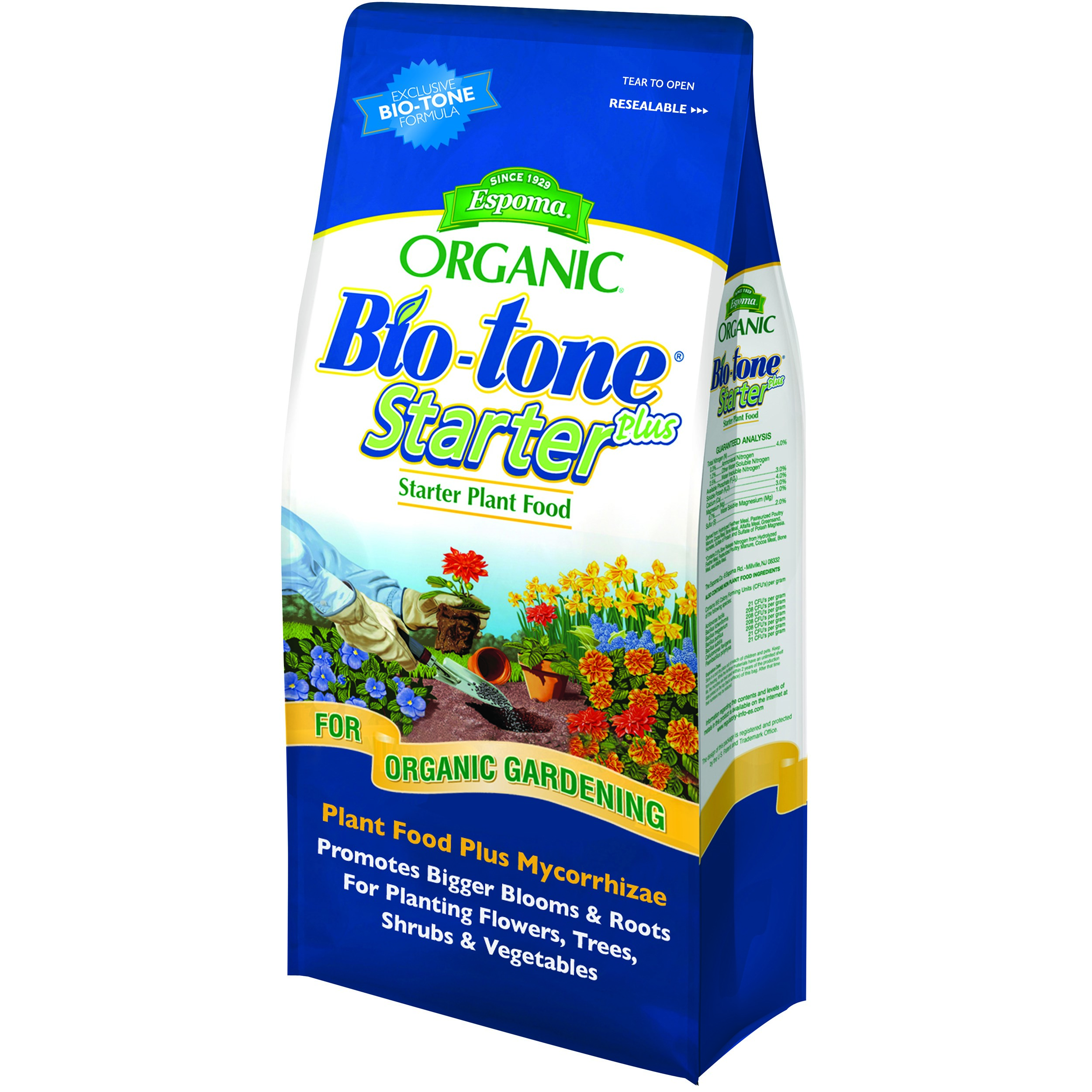 Espoma 8# Bio Tone Start Plus — priced per each; minimum 6; multiples of 6