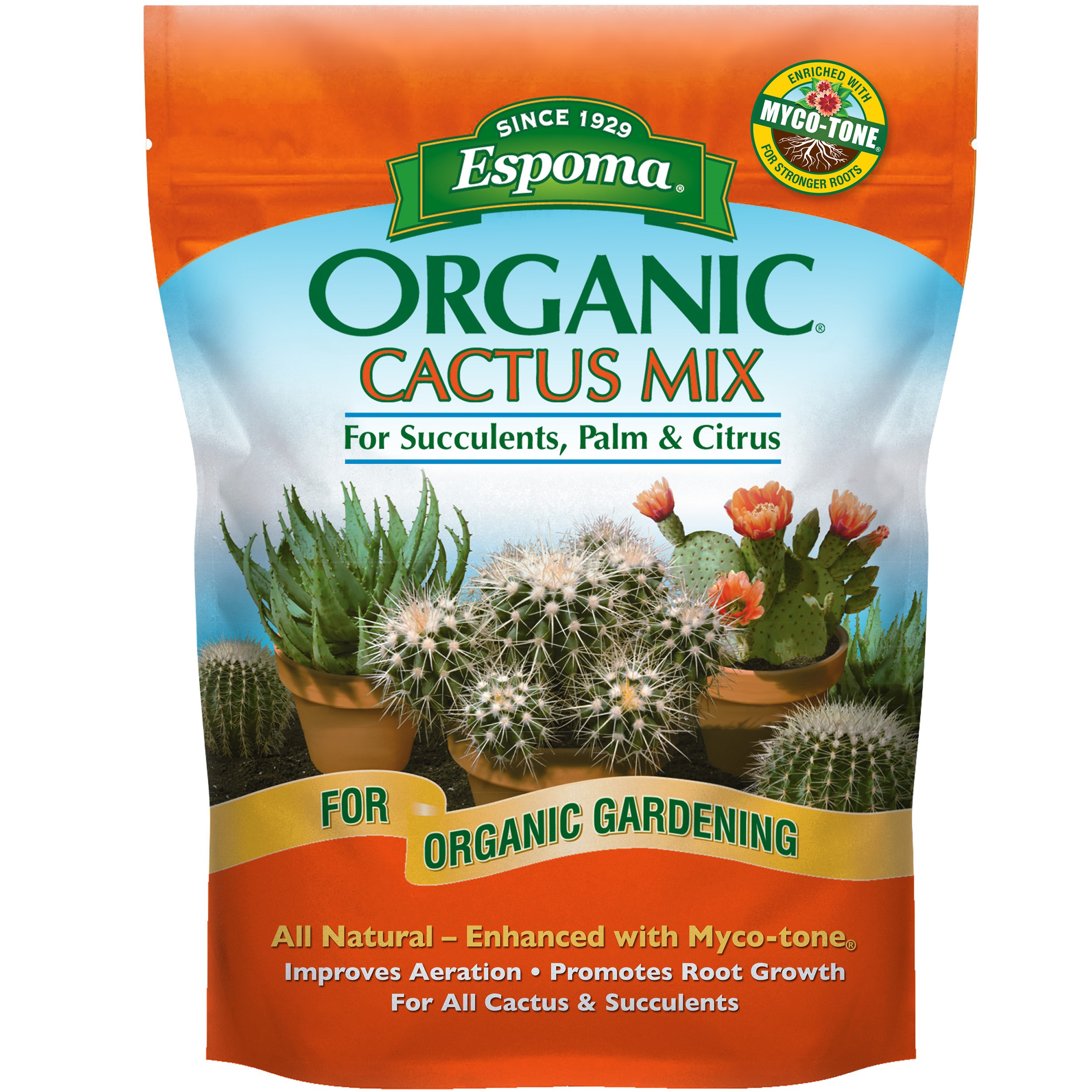 Espoma 4qt Organic Cactus Mix — priced per each; minimum 12; multiples of 12
