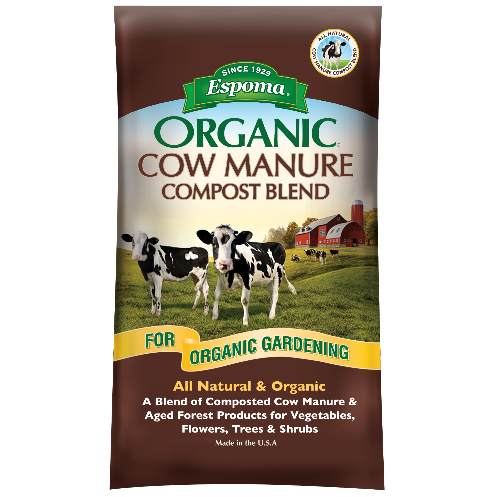 Espoma 1cf Dehydrated Cow Manure
