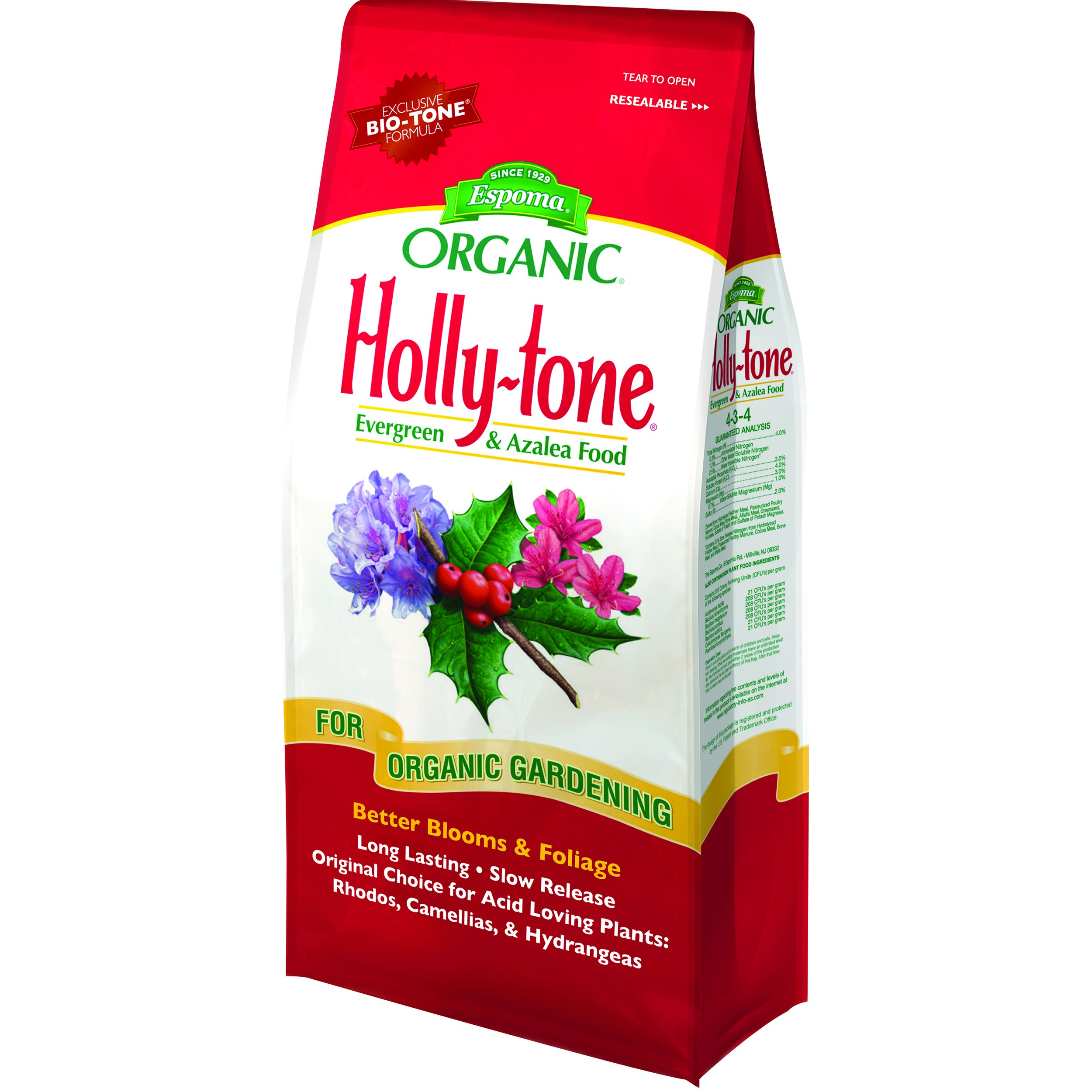 Espoma 8# Holly Tone — priced per each; minimum 6; multiples of 6
