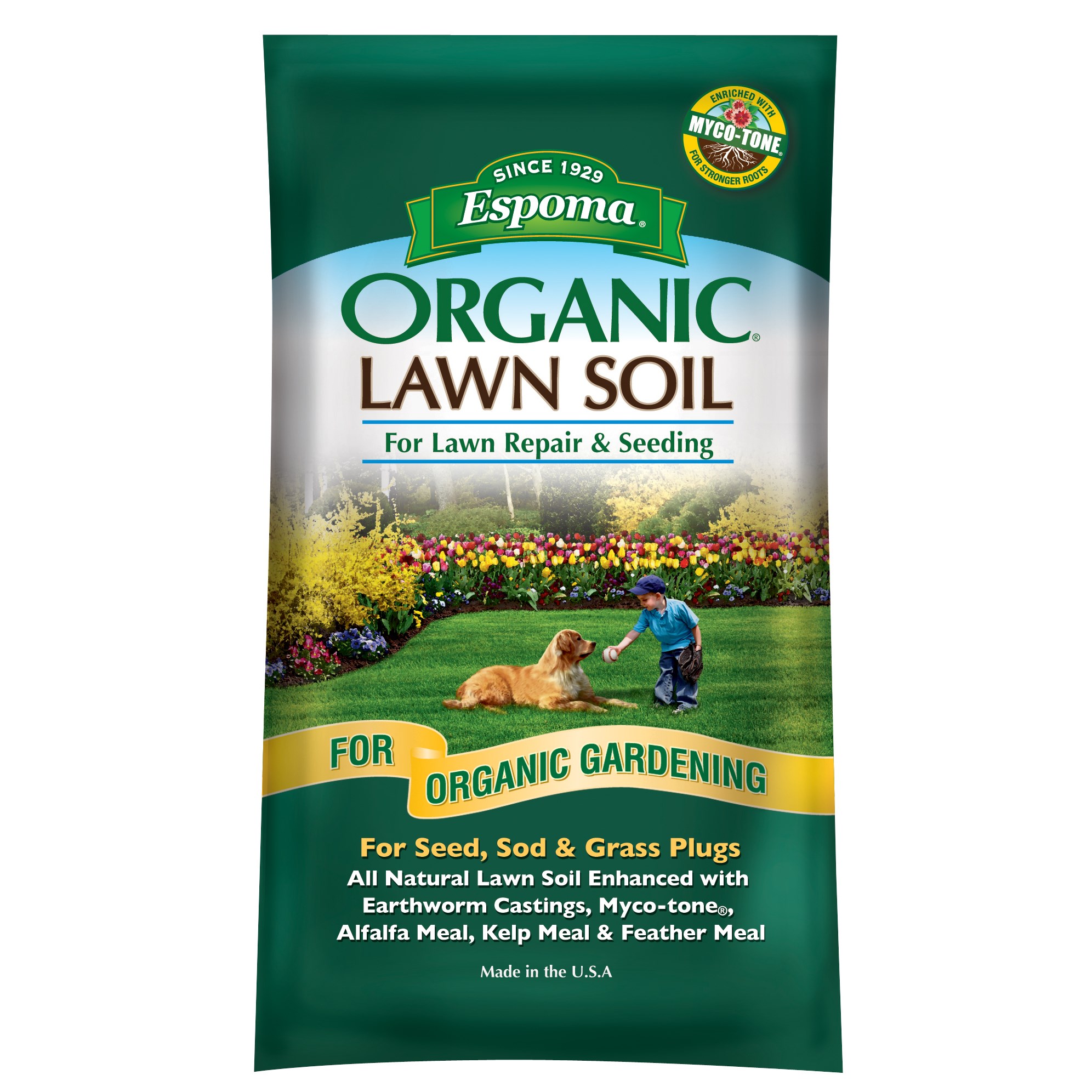 Espoma 1cf Lawn Soil Lawn Repair & Seeding