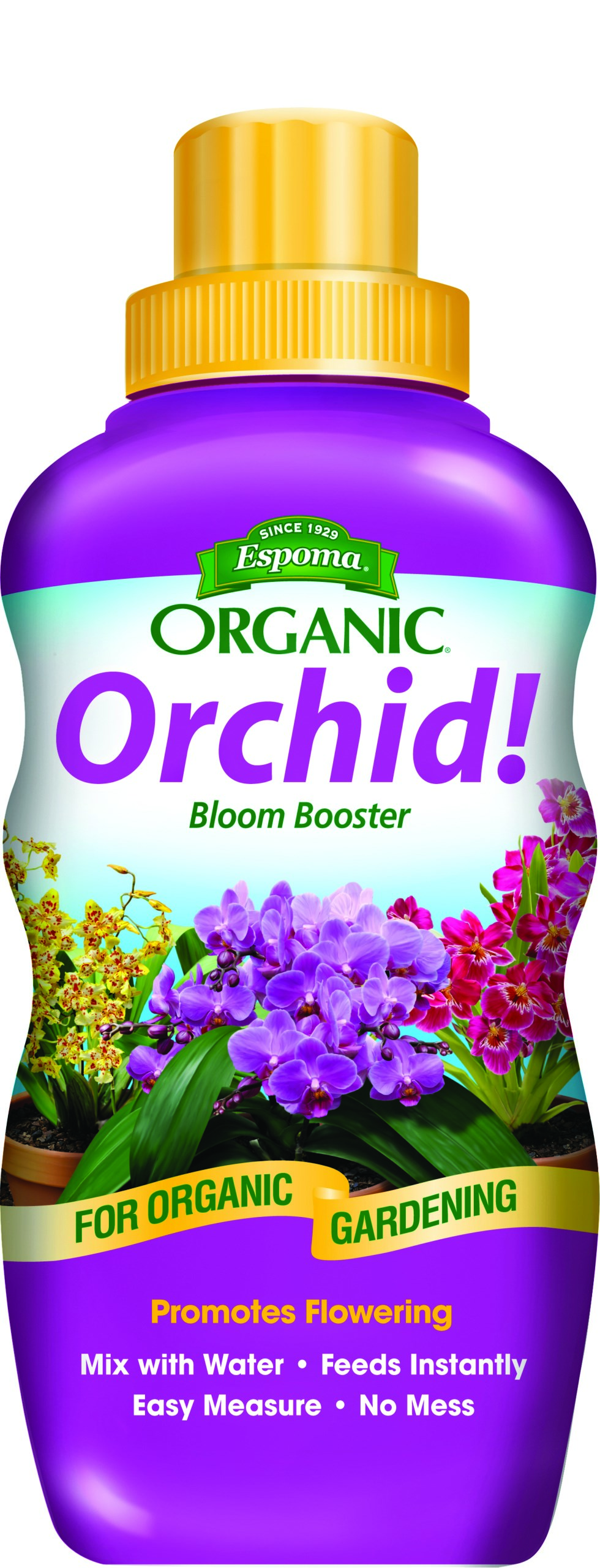 Espoma 8oz Orchid! Organic Bloom Booster — priced per each; minimum 6; multiples of 6