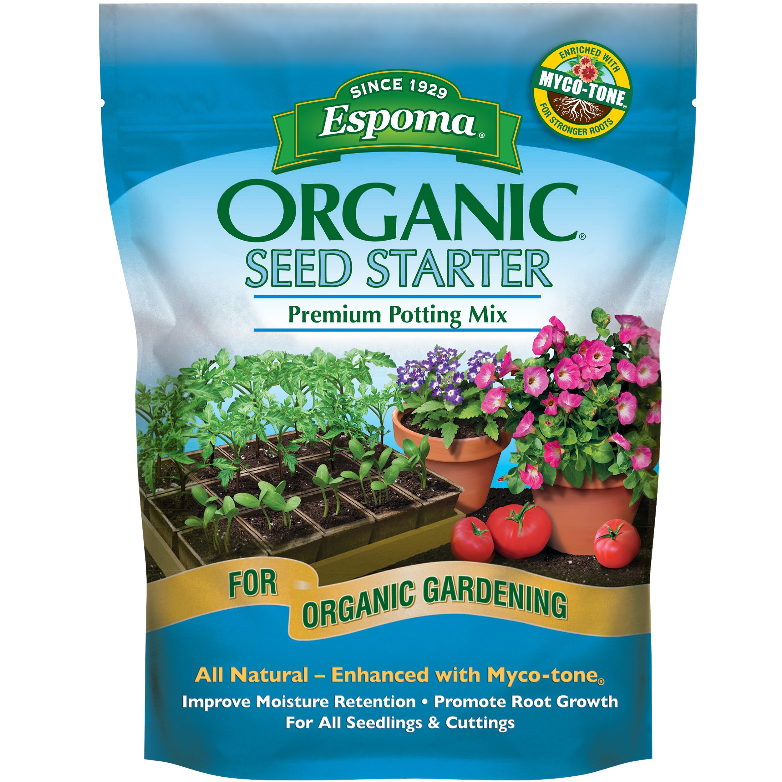 Espoma 8qt Organic Seed Starting Mix — priced per each; minimum 6; multiples of 6
