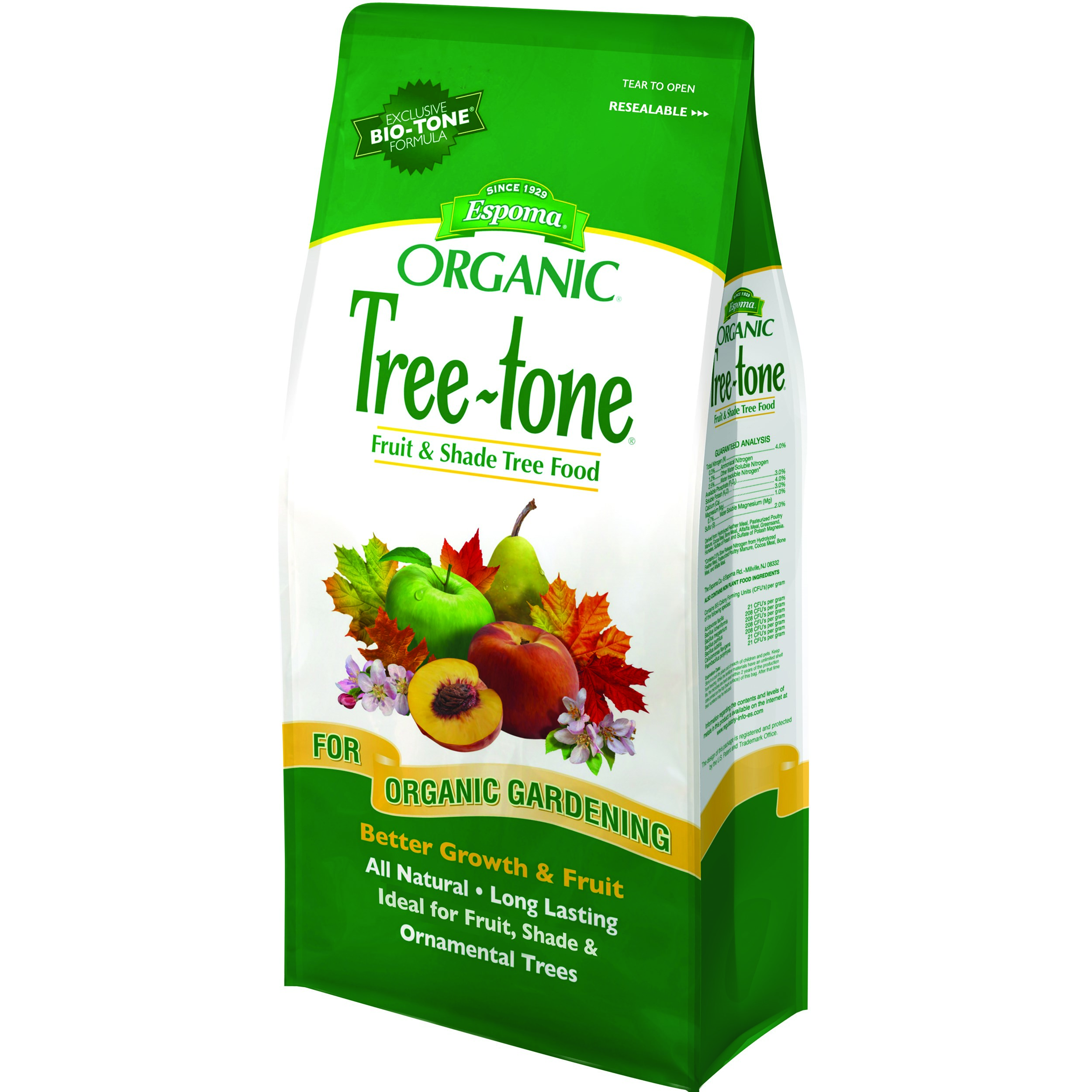Espoma 4# Tree Tone — priced per each; minimum 12; multiples of 12