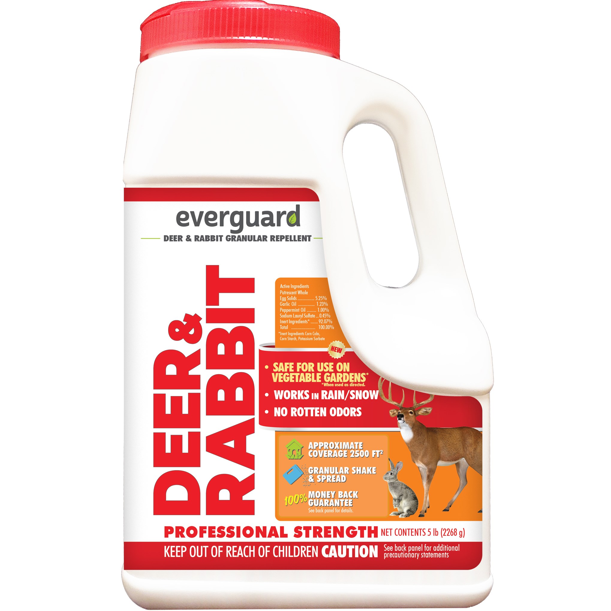 Everguard 5# Deer & Rabbit Granular — priced per each; minimum 4; multiples of 4