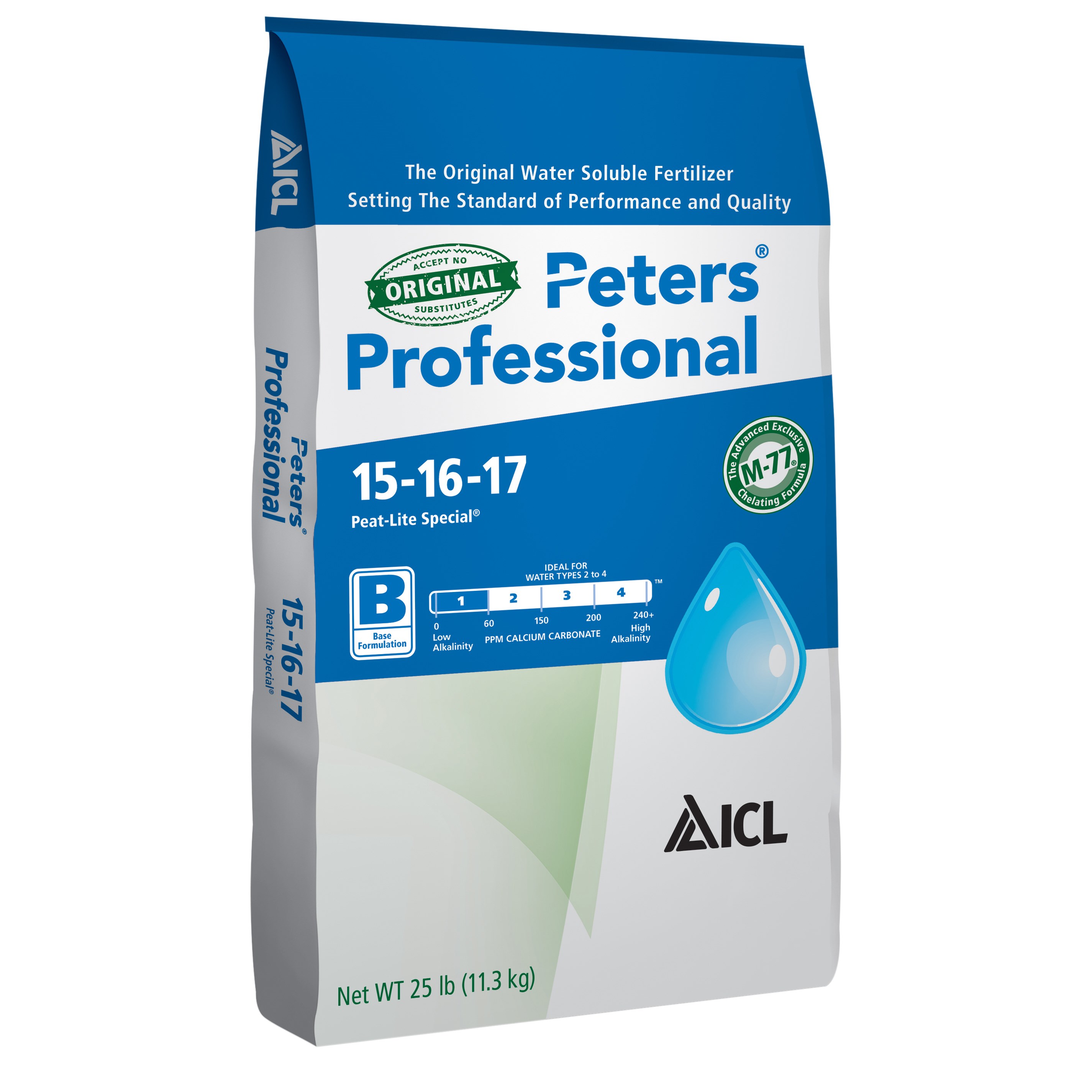 ICL Peters 15-16-17 Peat Lite 25Lb — Single Unit