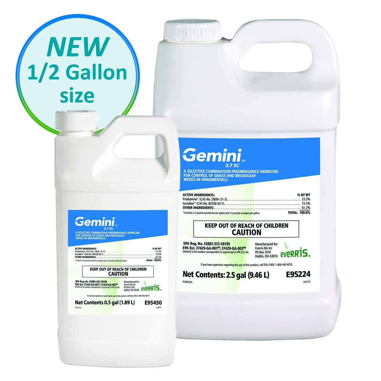 ICL Gemini 3.7 SC 2.5Gl ( Prodiamine + Isoxaben ) — Single Unit