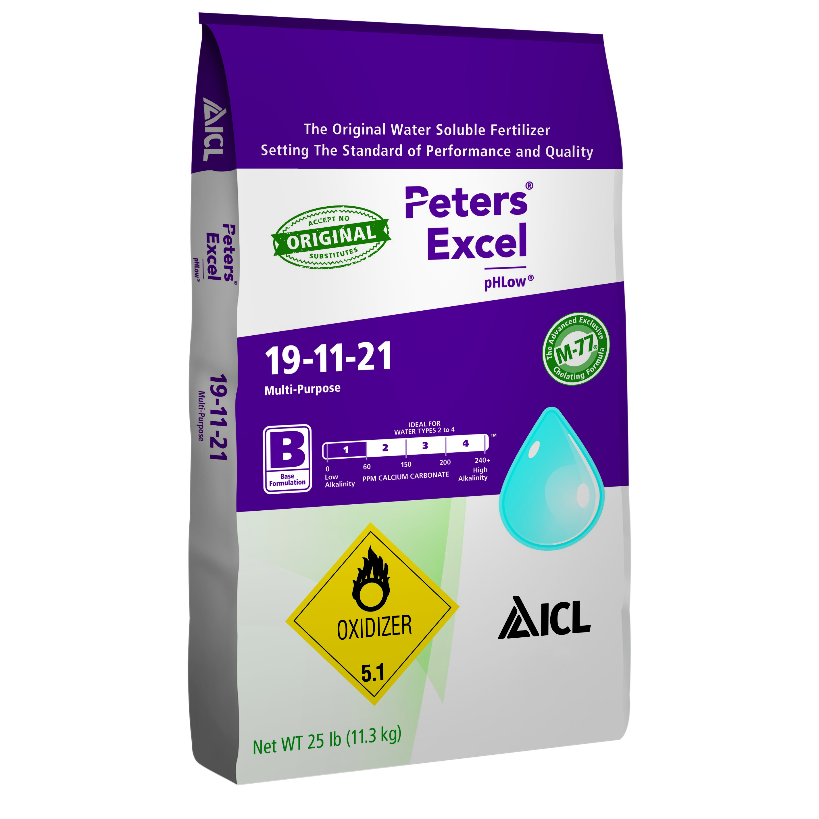 ICL Excel pHLow 19-11-21 25Lb HAZ — Single Unit