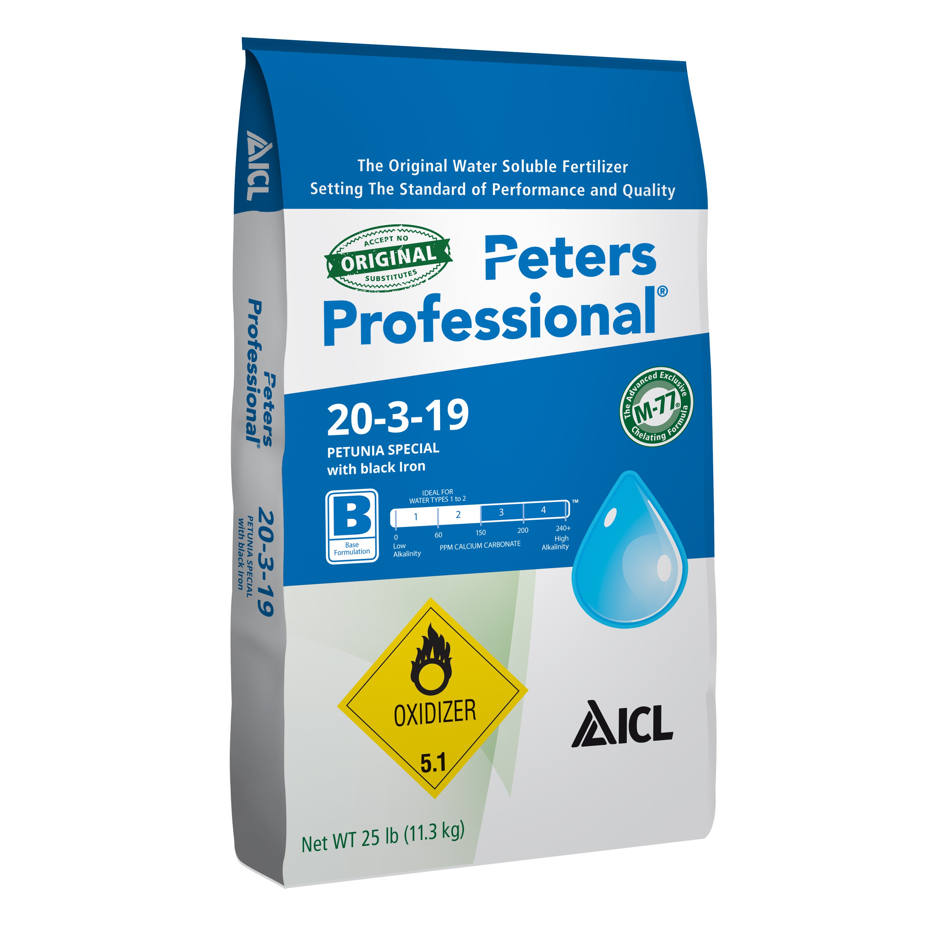 ICL Peters 20-3-19 25LB Petunia Black Iron HAZ — Single Unit