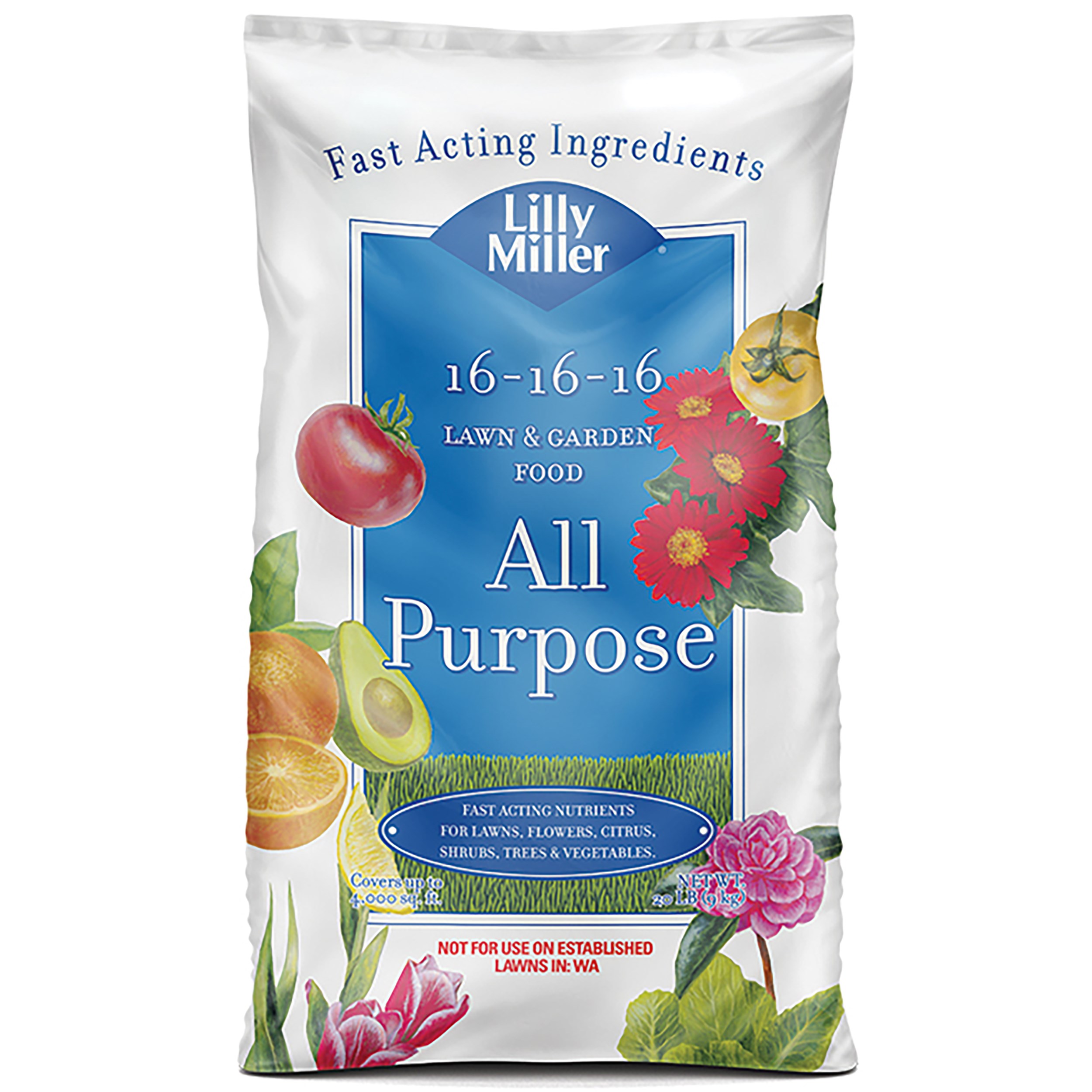 Lilly Miller 20# Lawn & Garden Food 16-16-16