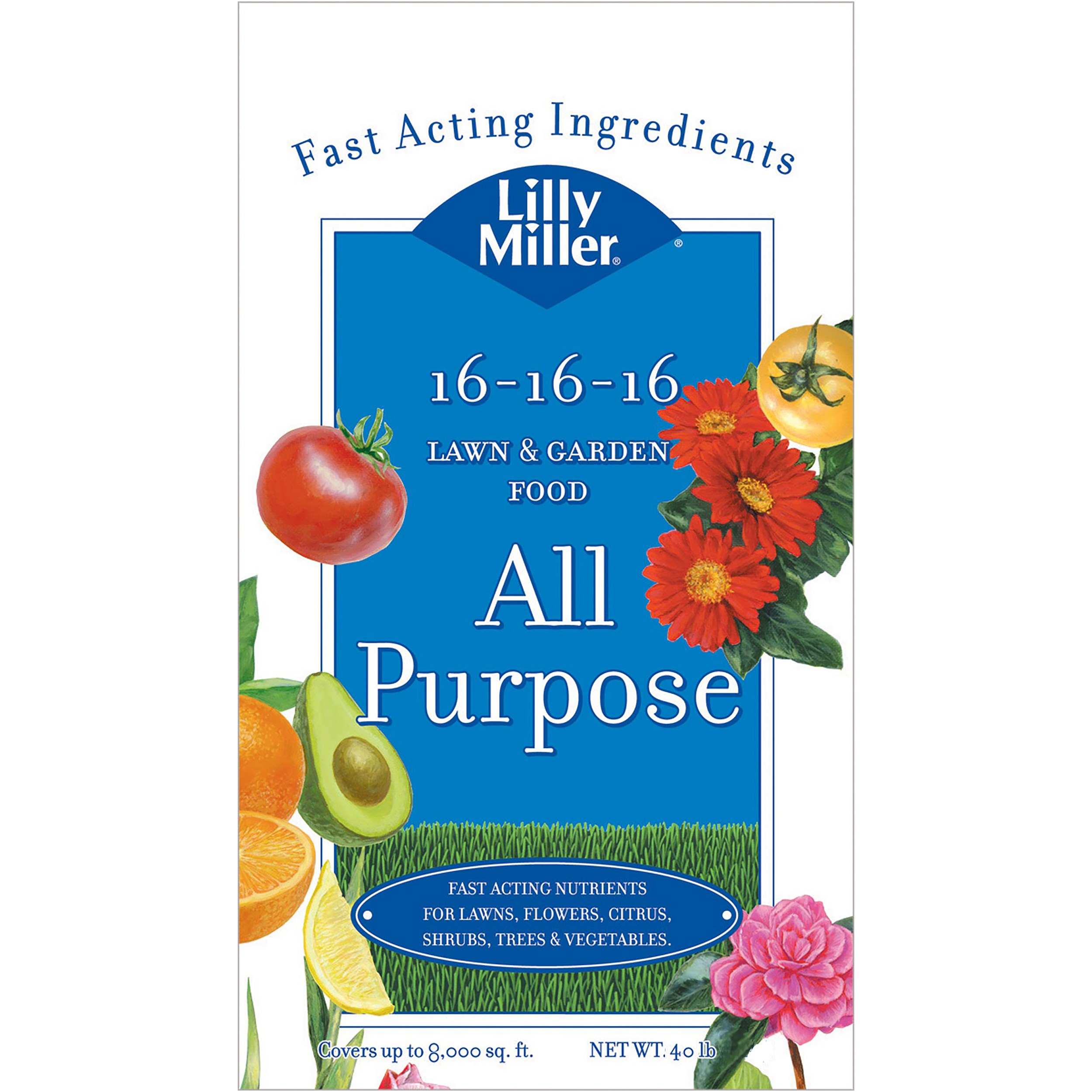 Lilly Miller 40# Lawn & Garden Food 16-16-16