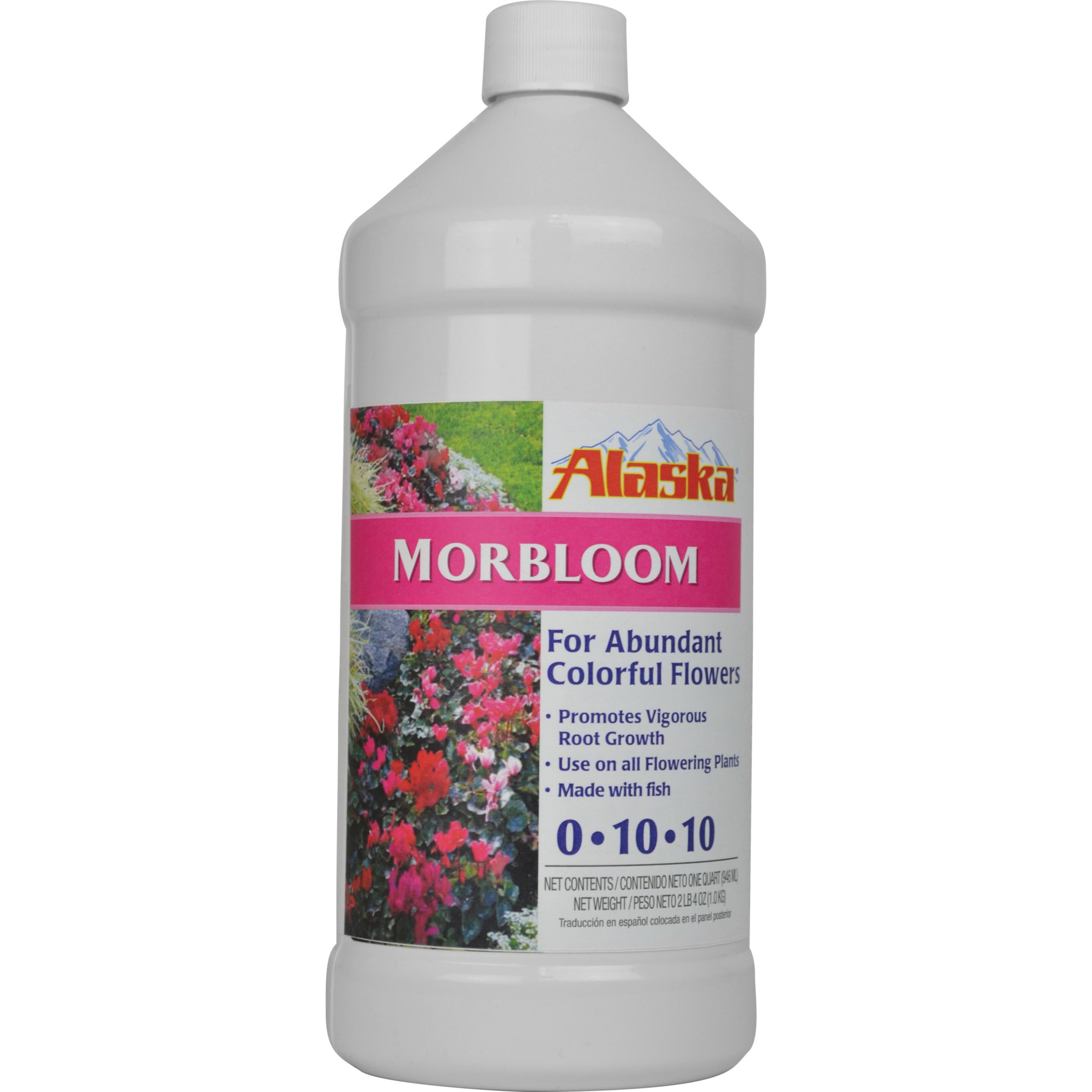 Alaska 32oz MorBloom Fertilizer Natural Concentrate 0-10-10 — priced per each; minimum 12; multiples of 12