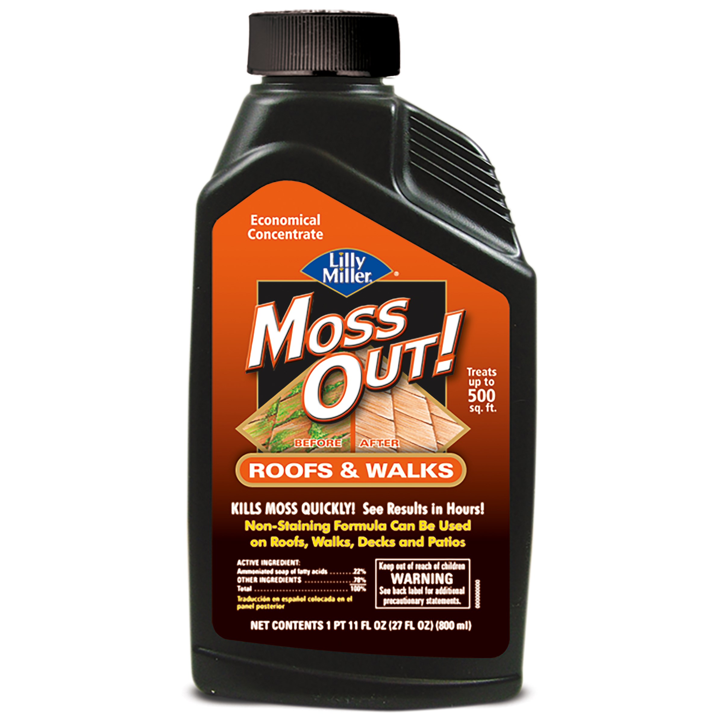 Lilly Miller 27oz Moss Out Roof & Walks Concentrate — priced per each; minimum 6; multiples of 6