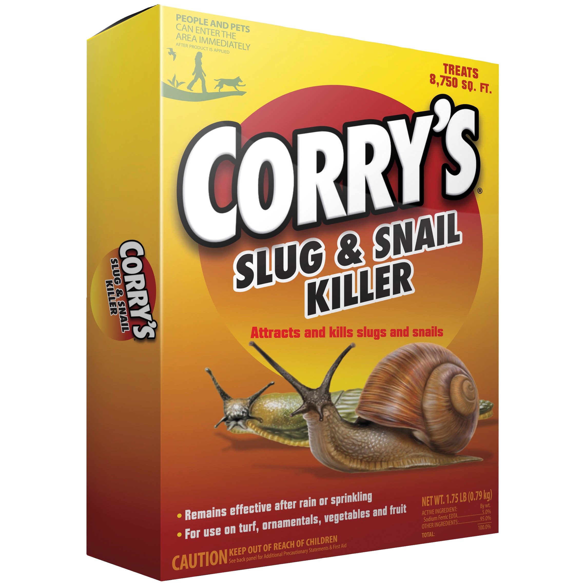 Corry's 1.75# Slug & Snail Killer Bait — priced per each; minimum 12; multiples of 12