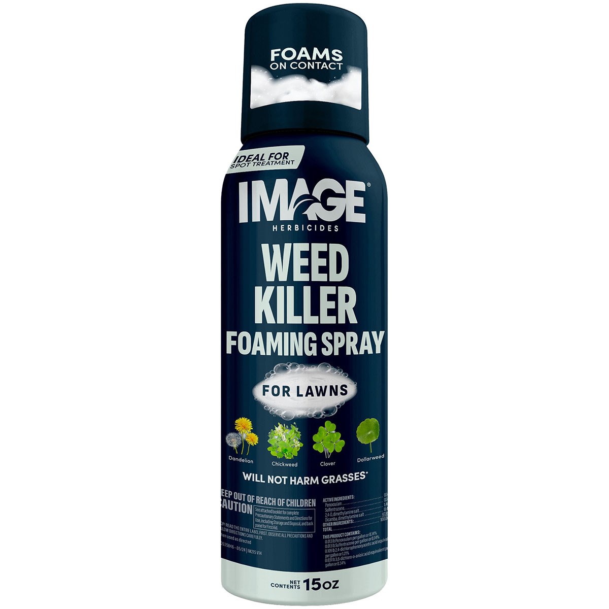 Image 15oz Weed Killer Foaming Spray For Lawns 6/C — priced per each; minimum 6; multiples of 6