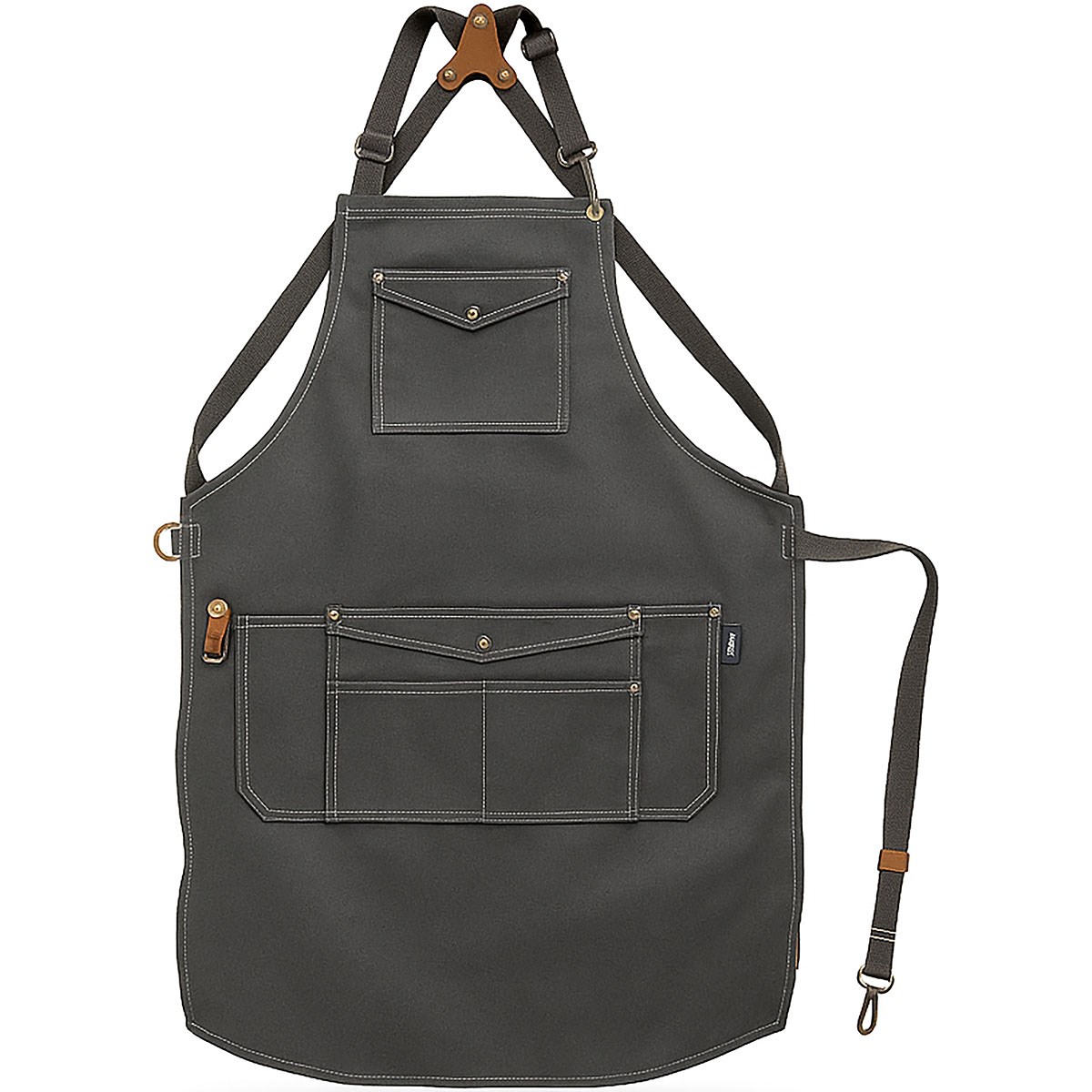 Farmers Defense Canvas Workhorse Apron Dark Grey S/M