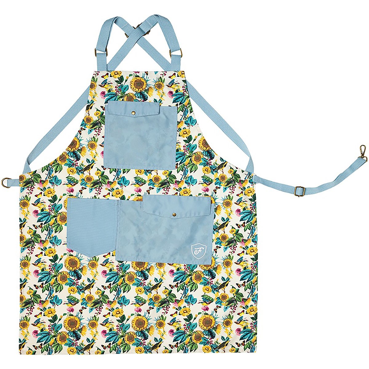 Farmers Defense Lightweight Work Apron Garden Flower L/XL