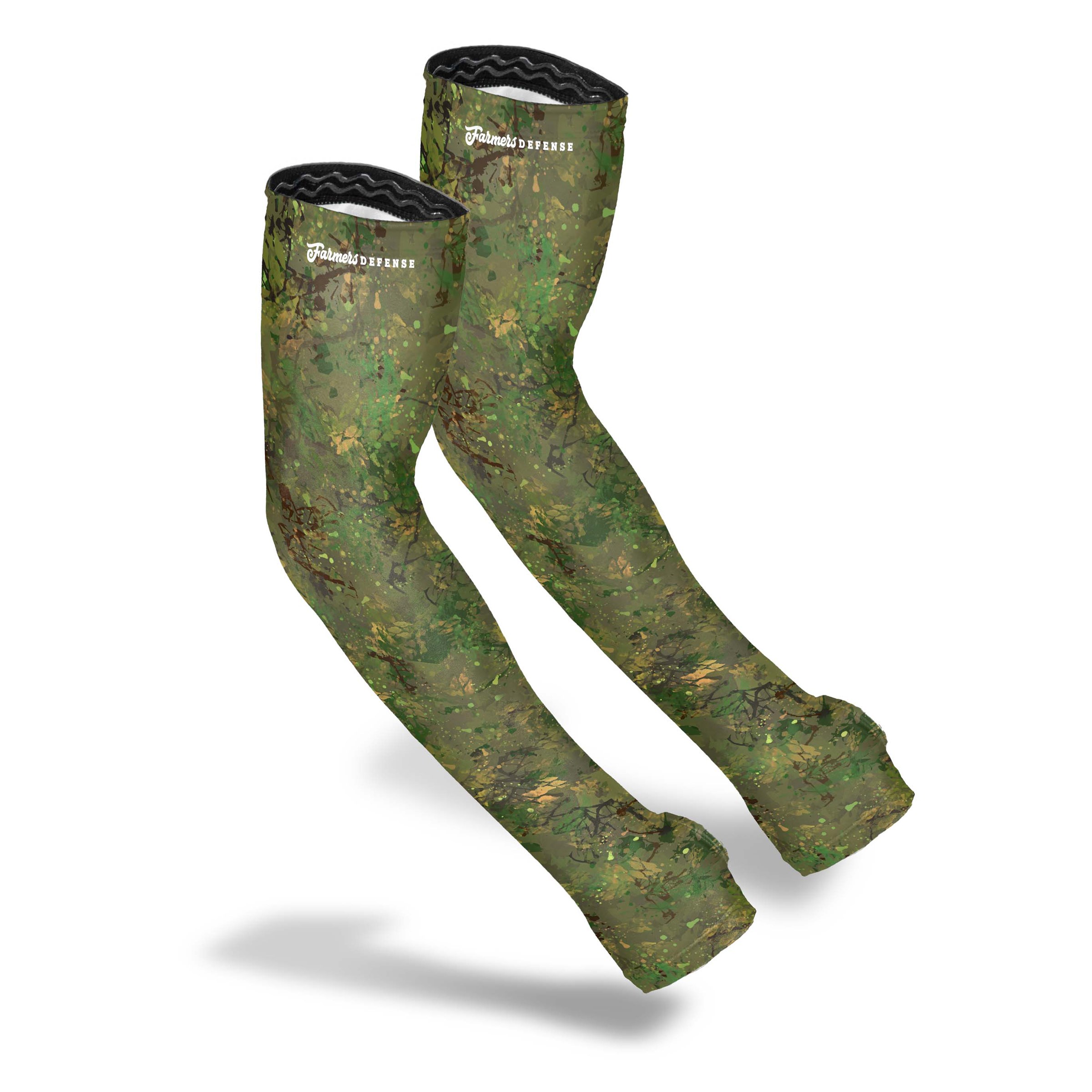 Farmers Defense Small/Medium Protection Sleeves Green Brush Camo — priced per each; minimum 3; multiples of 3