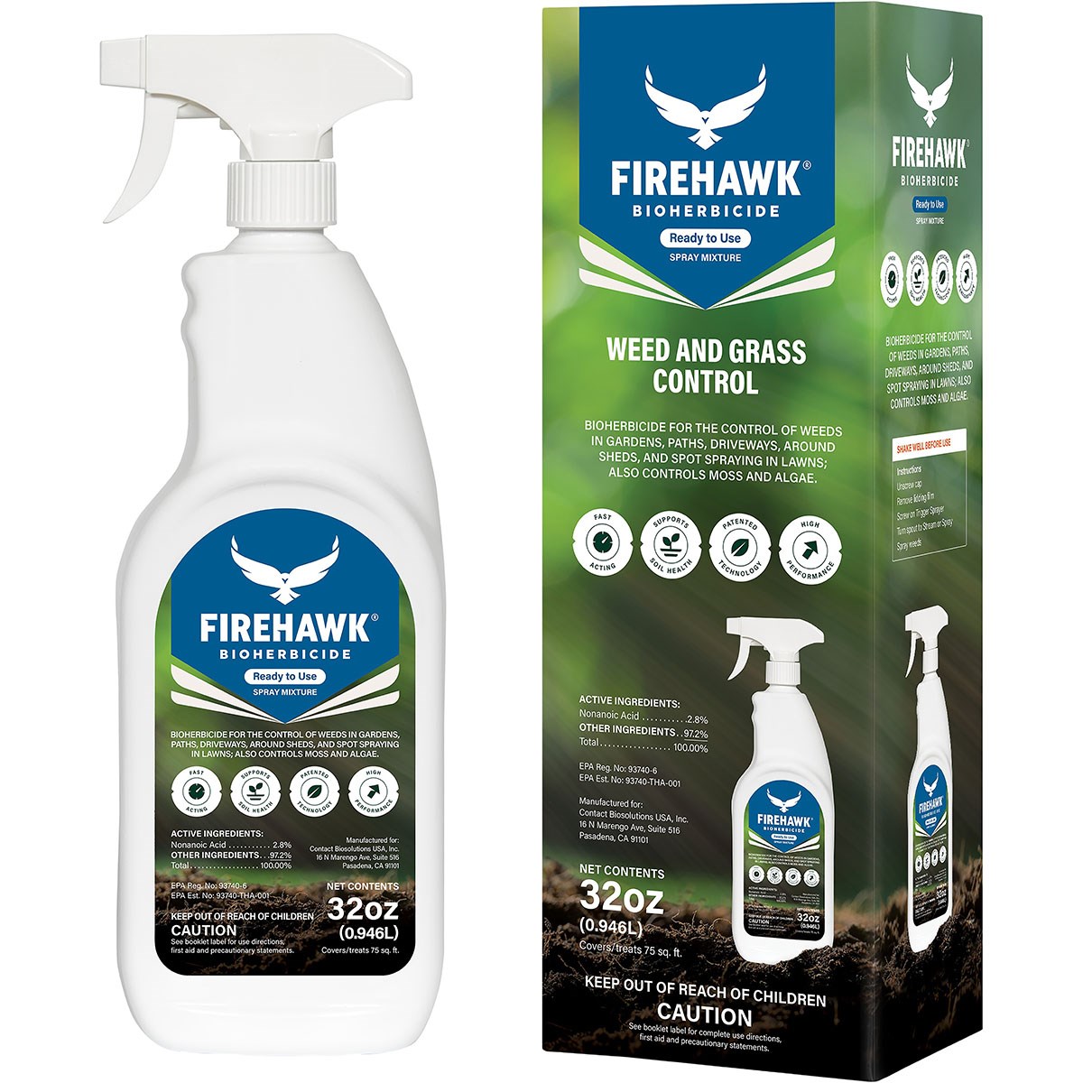 FireHawk 32oz Bioherbicide Ready-to-Use — priced per each; minimum 10; multiples of 10