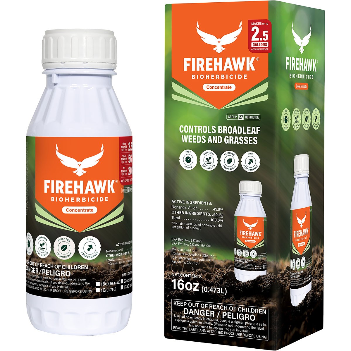 FireHawk 16oz Bioherbicide Concentrate — priced per each; minimum 20; multiples of 20