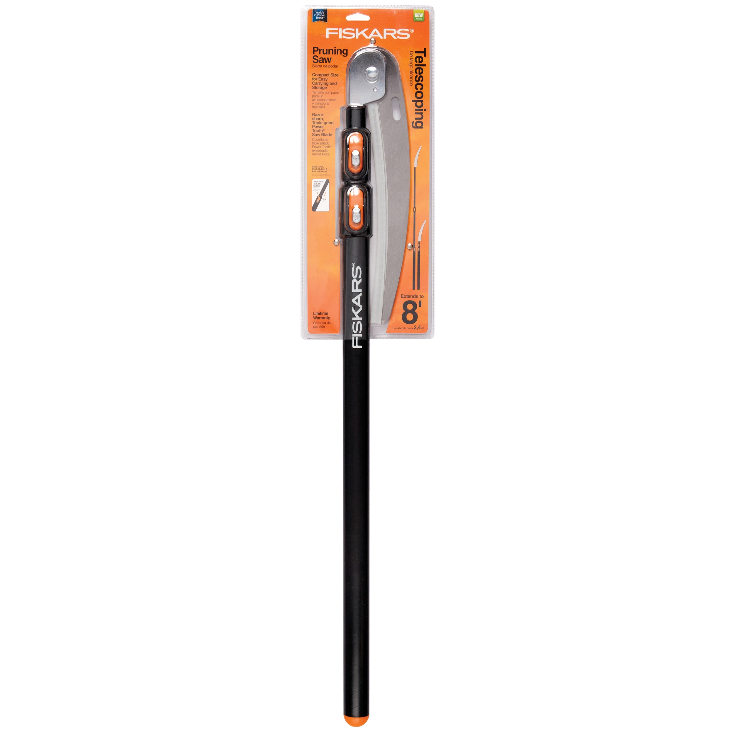Fiskars Compact Extendable Tree Saw 3'-8' — priced per each; minimum 4; multiples of 4