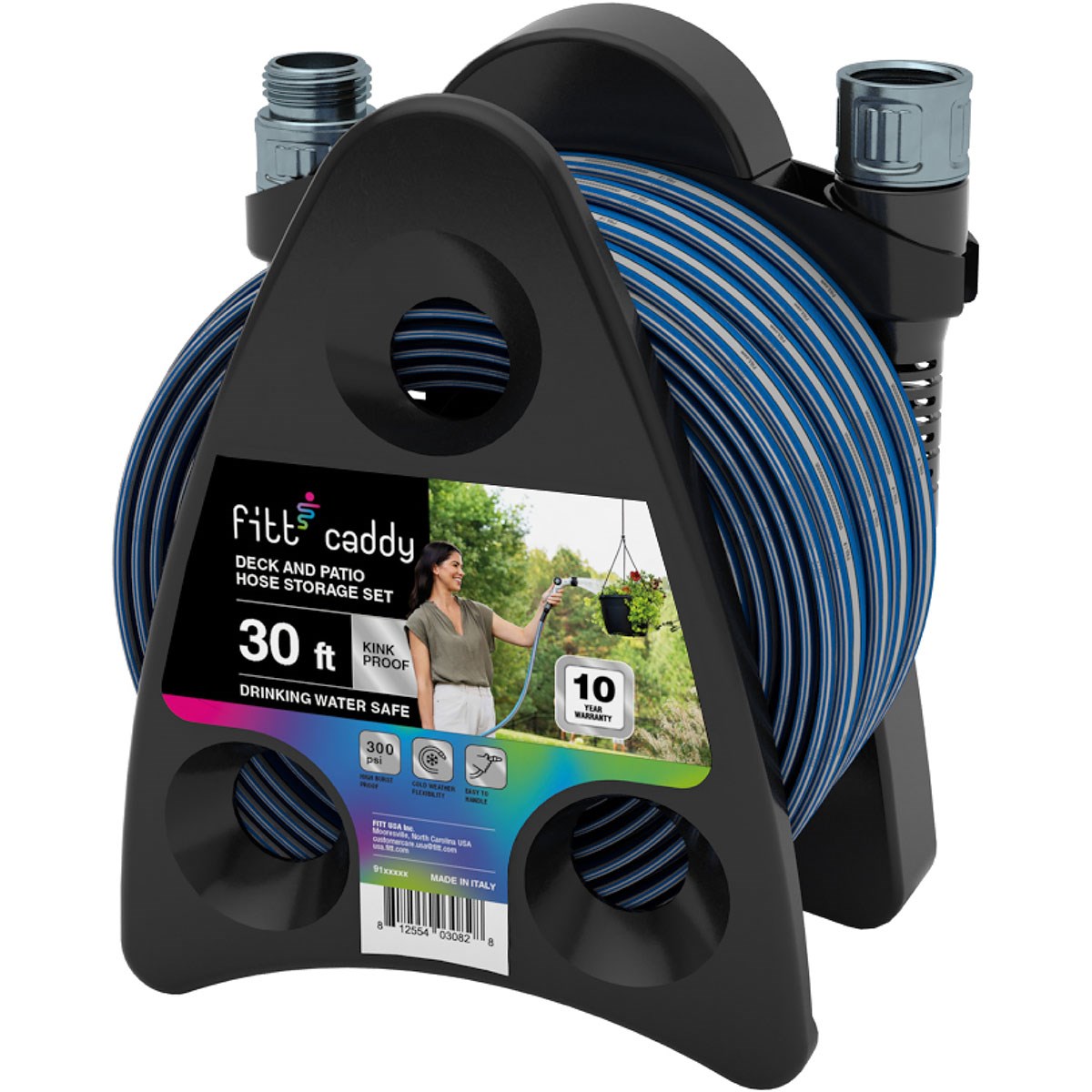 FITT 30' HiFlo Lightweight & Compact Garden Hose B