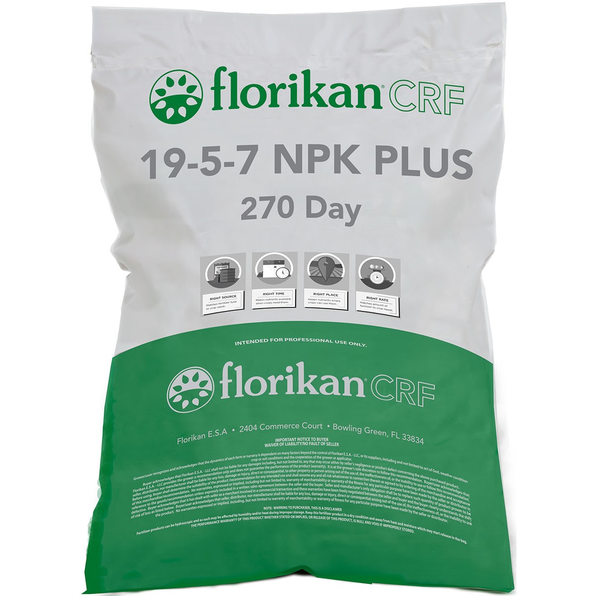 Florikan 19-5-7 270 Day NPK Plus 50 Lb