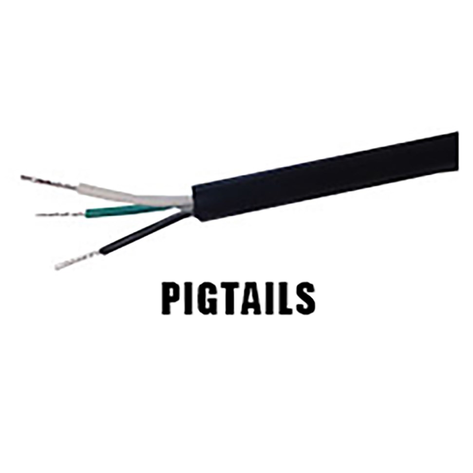 Fluence AC Cord, 6' ( 1829mm ), Pigtail to M19 Threaded Connector